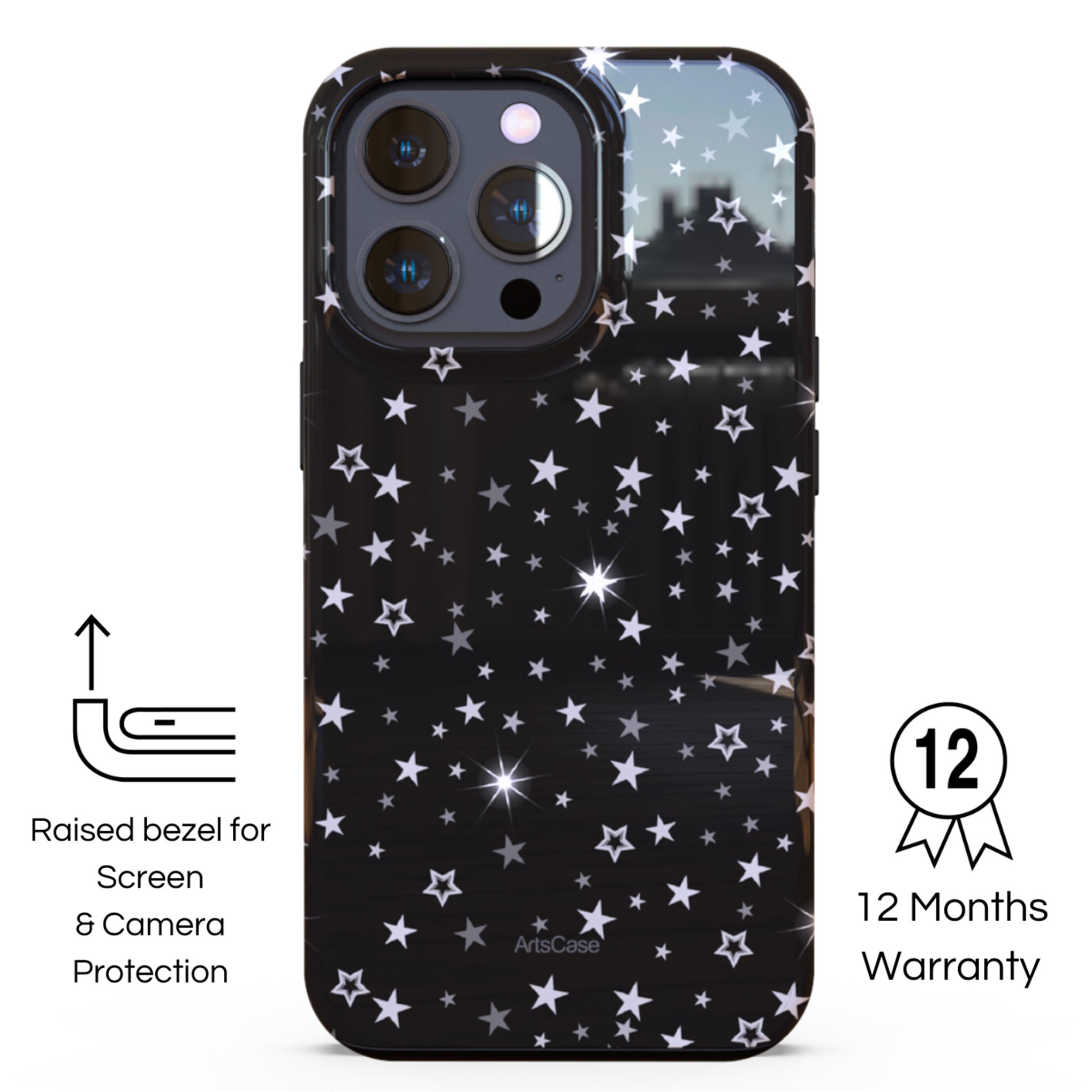 Protective Cover Case - Design Sparkling Magic Night.