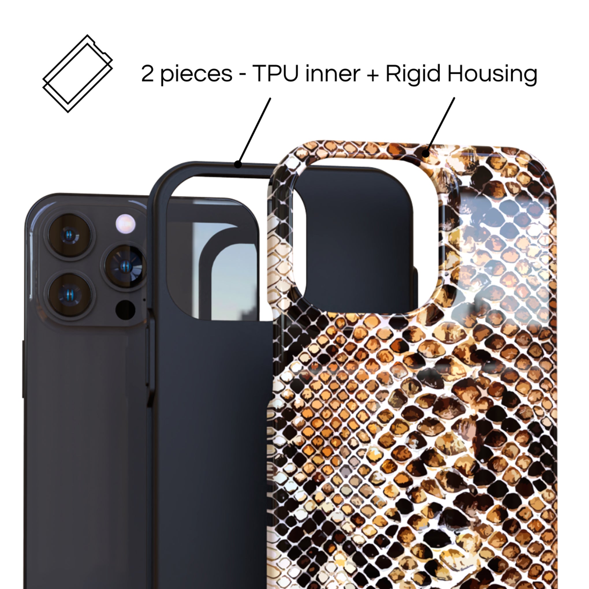 Protective Cover Case - Design Urban Maze.