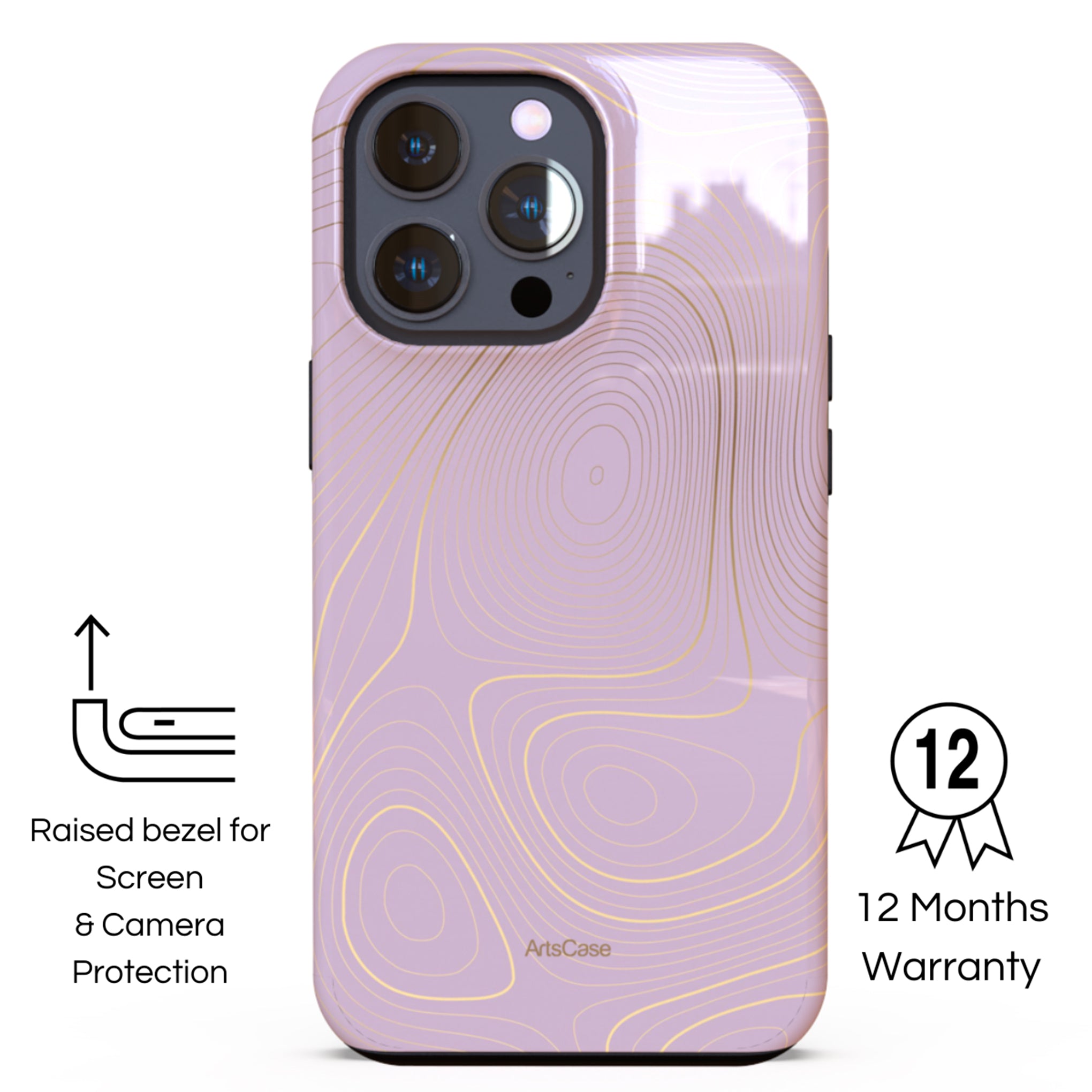 Protective Cover Case - Design Waves of The Sea.