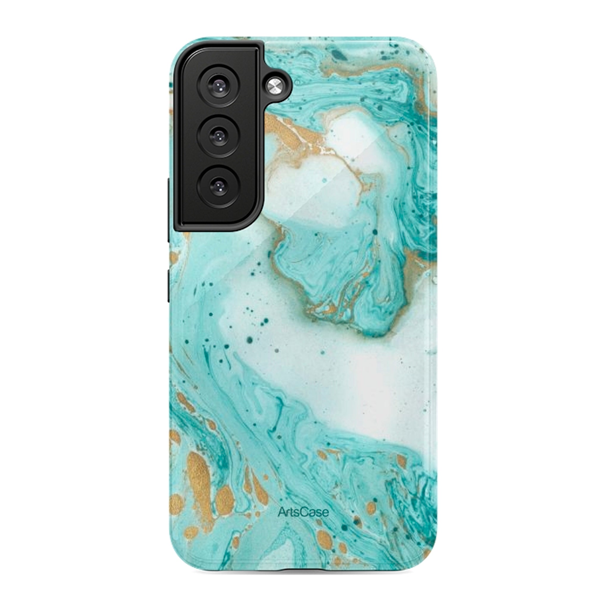 Protective Cover Case - Design Waves Teal.