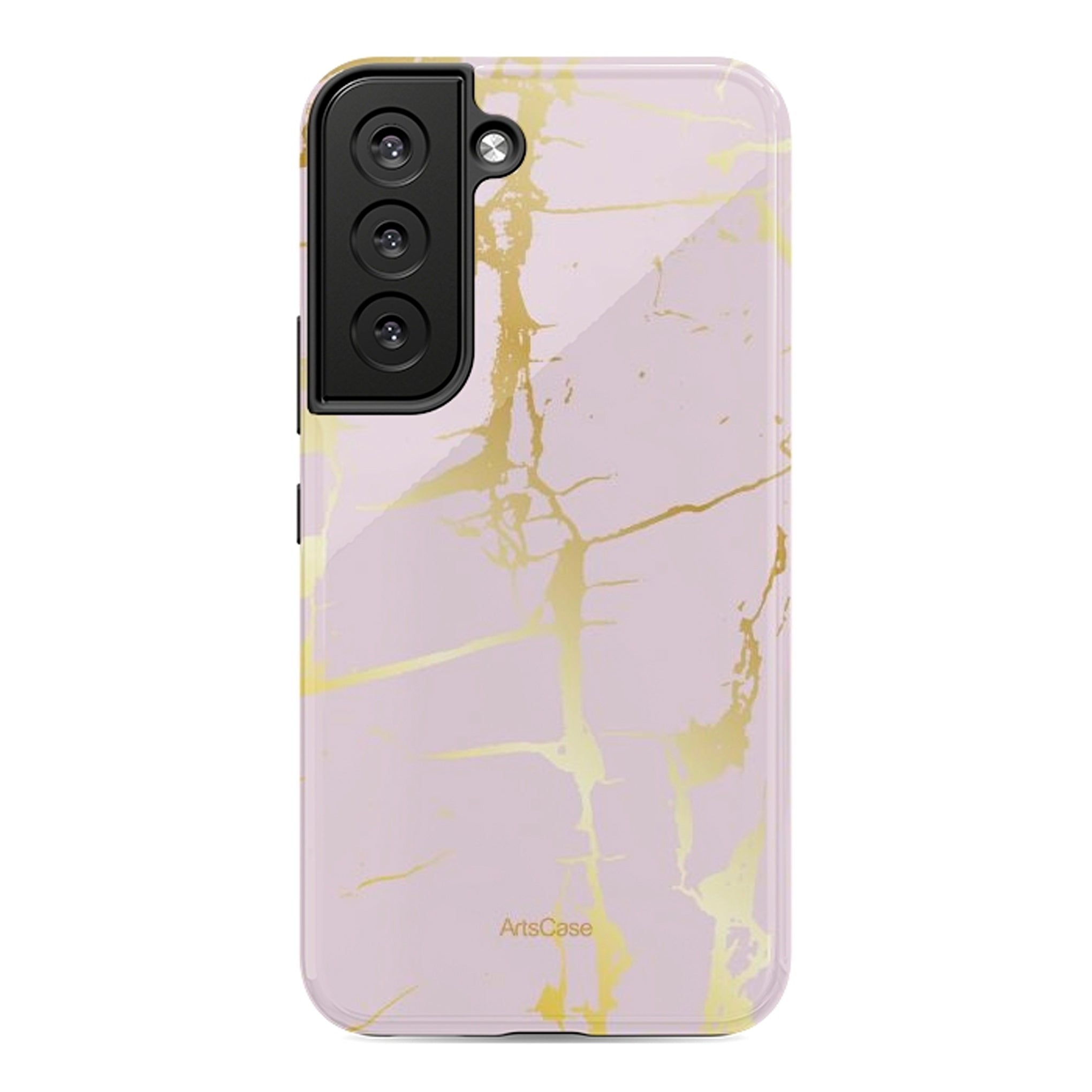 Protective Cover Case - Design Marble Gold Grunge.