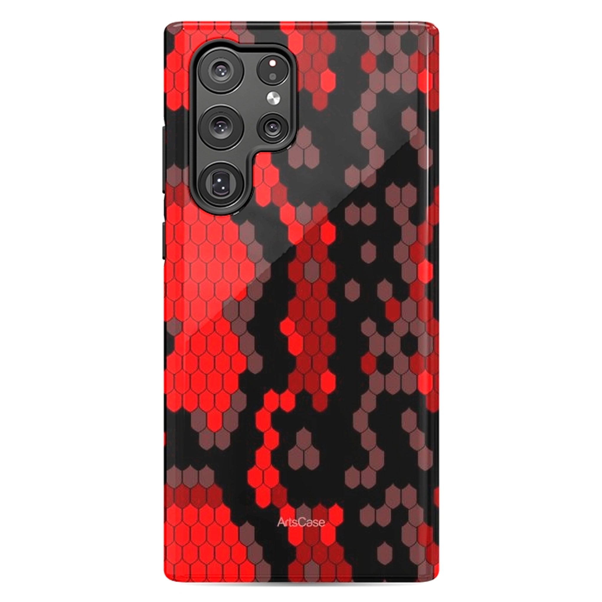 Protective Cover Case - Design  Wild Red Snake.