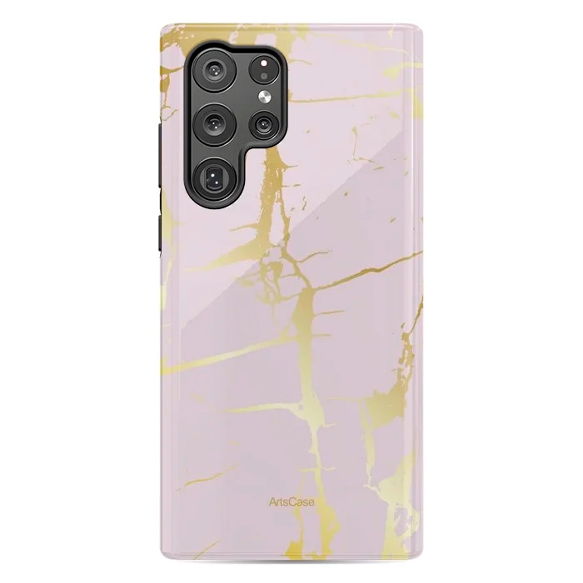 Protective Cover Case - Design Marble Gold Grunge.