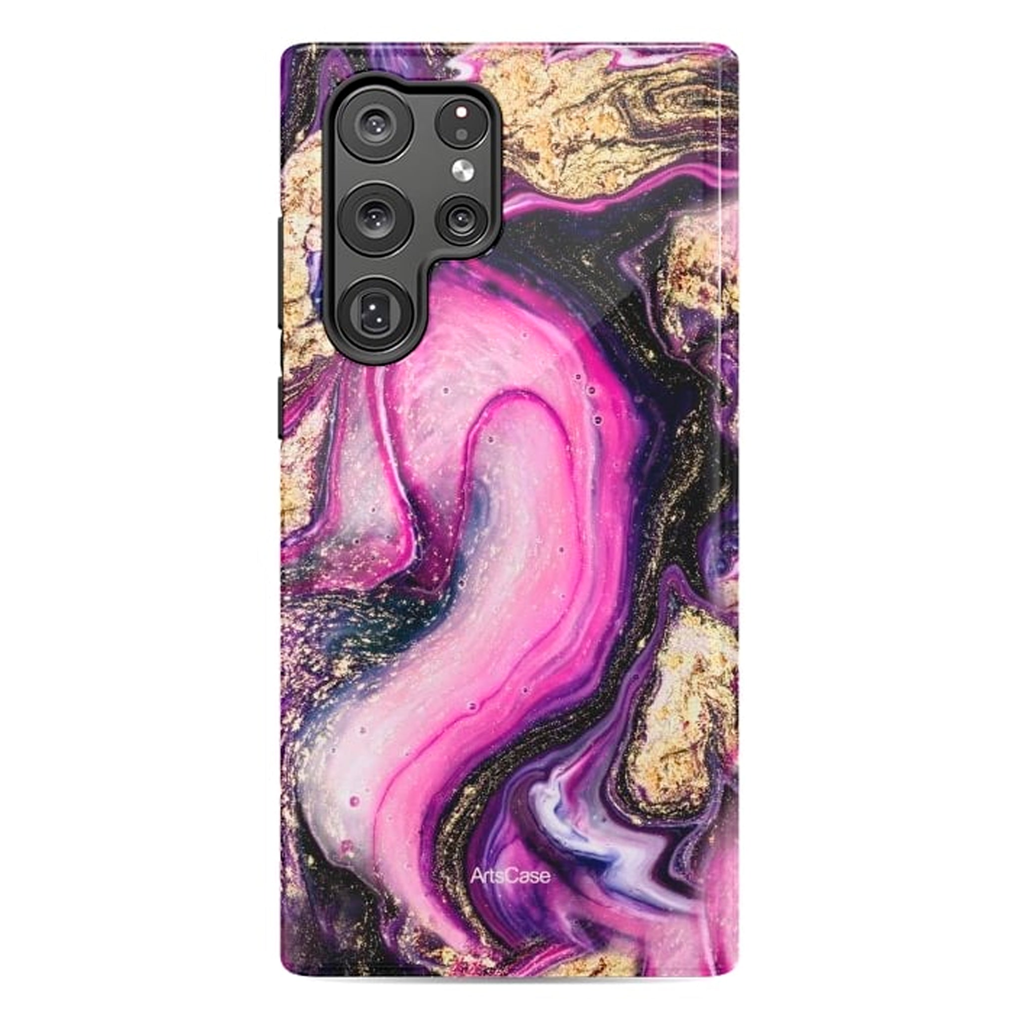 Protective Cover Case - Design Violet Marble Design.