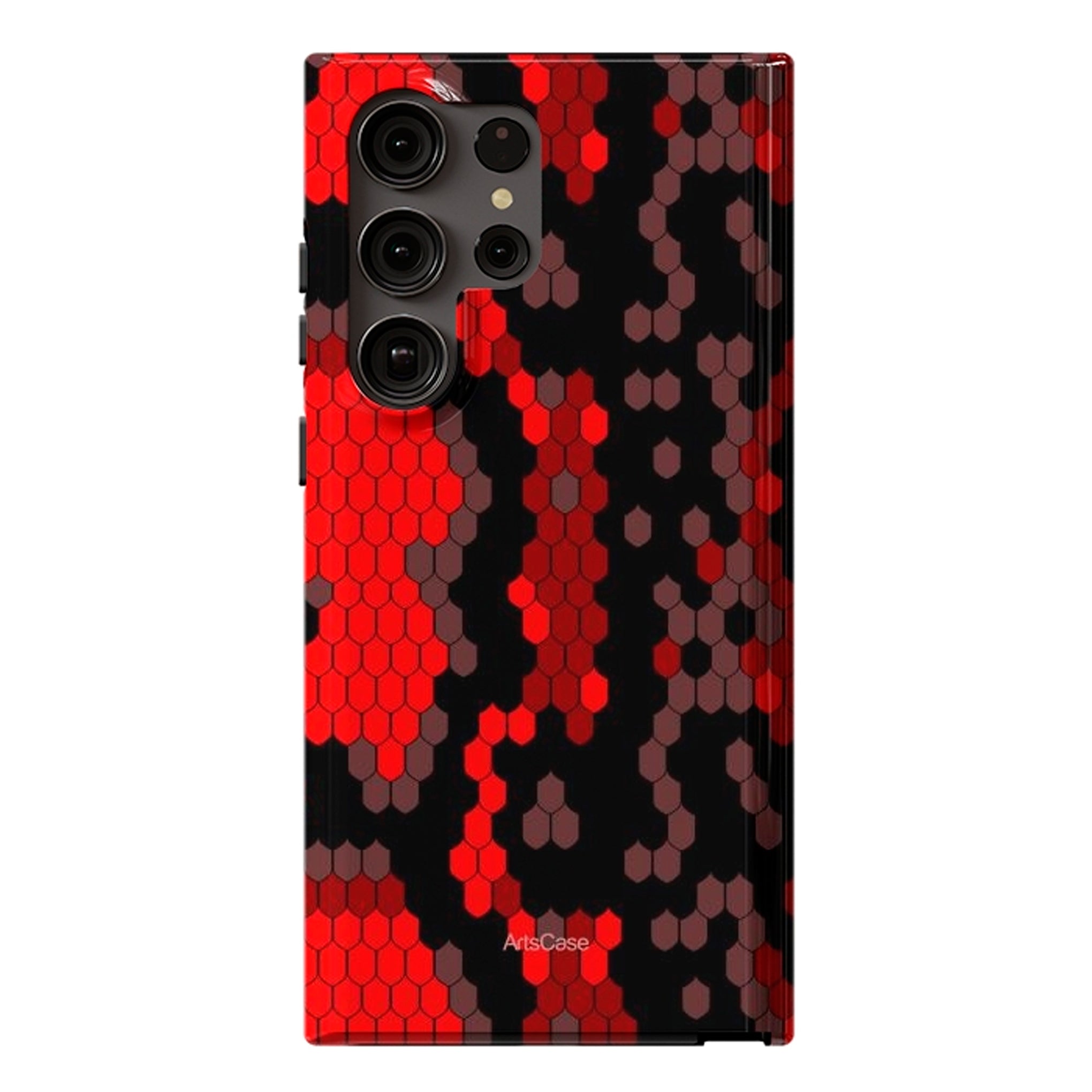 Protective Cover Case - Design  Wild Red Snake.