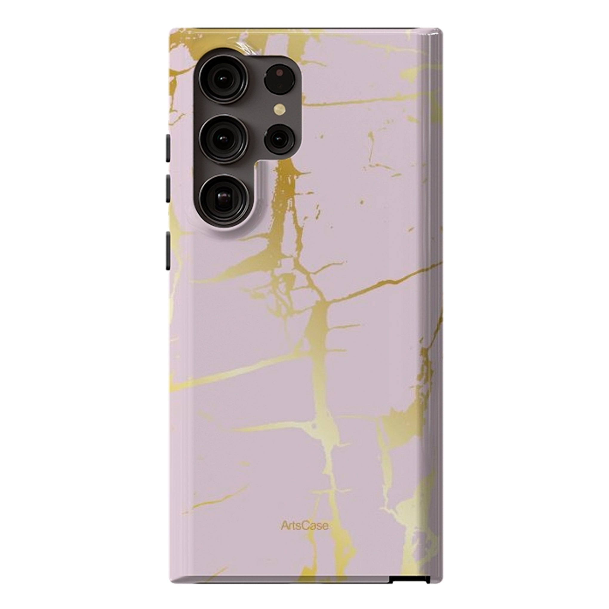 Protective Cover Case - Design Marble Gold Grunge.