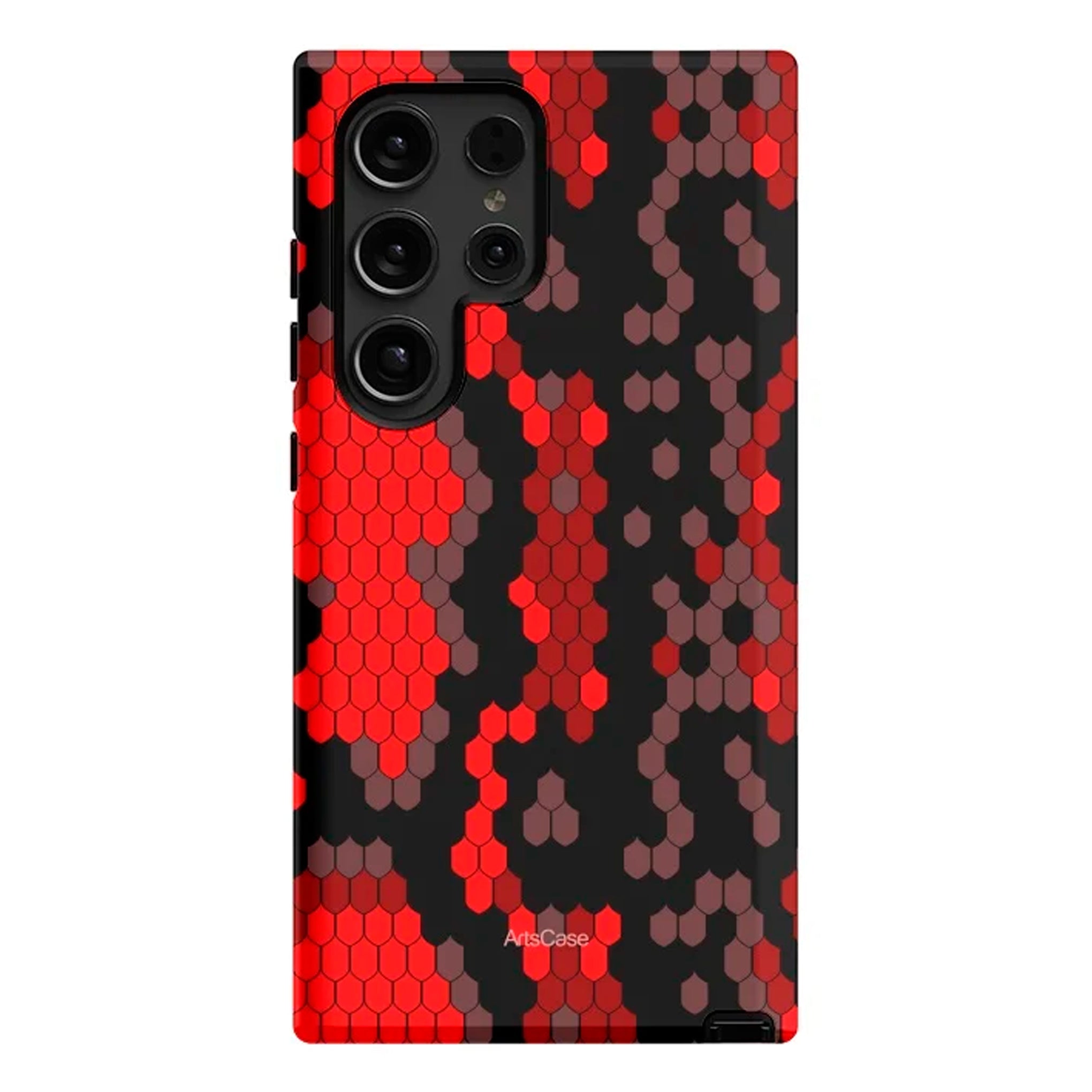 Protective Cover Case - Design  Wild Red Snake.