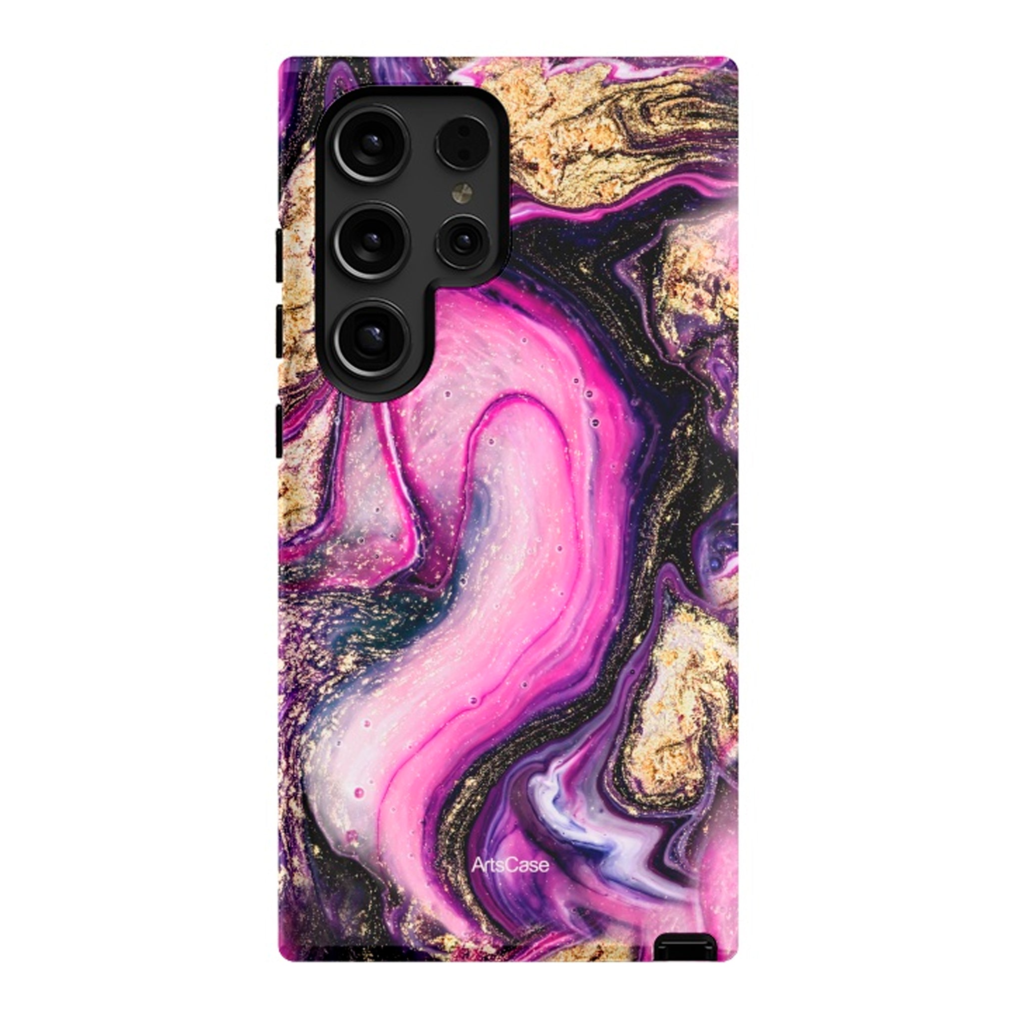 Protective Cover Case - Design Violet Marble Design.