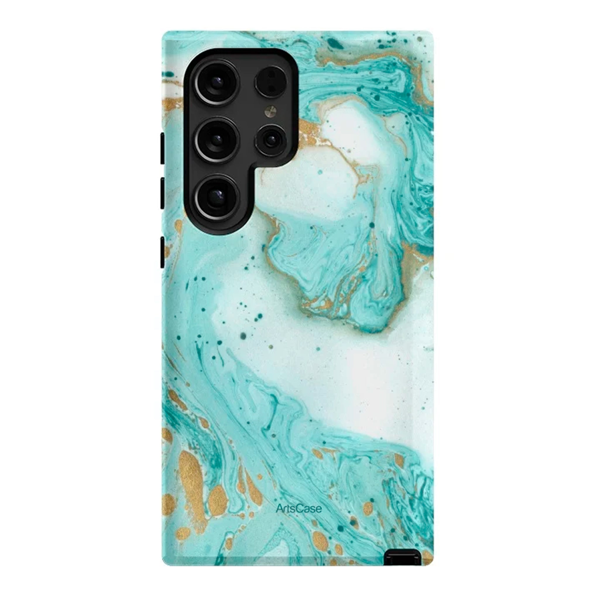 Protective Cover Case - Design Waves Teal.