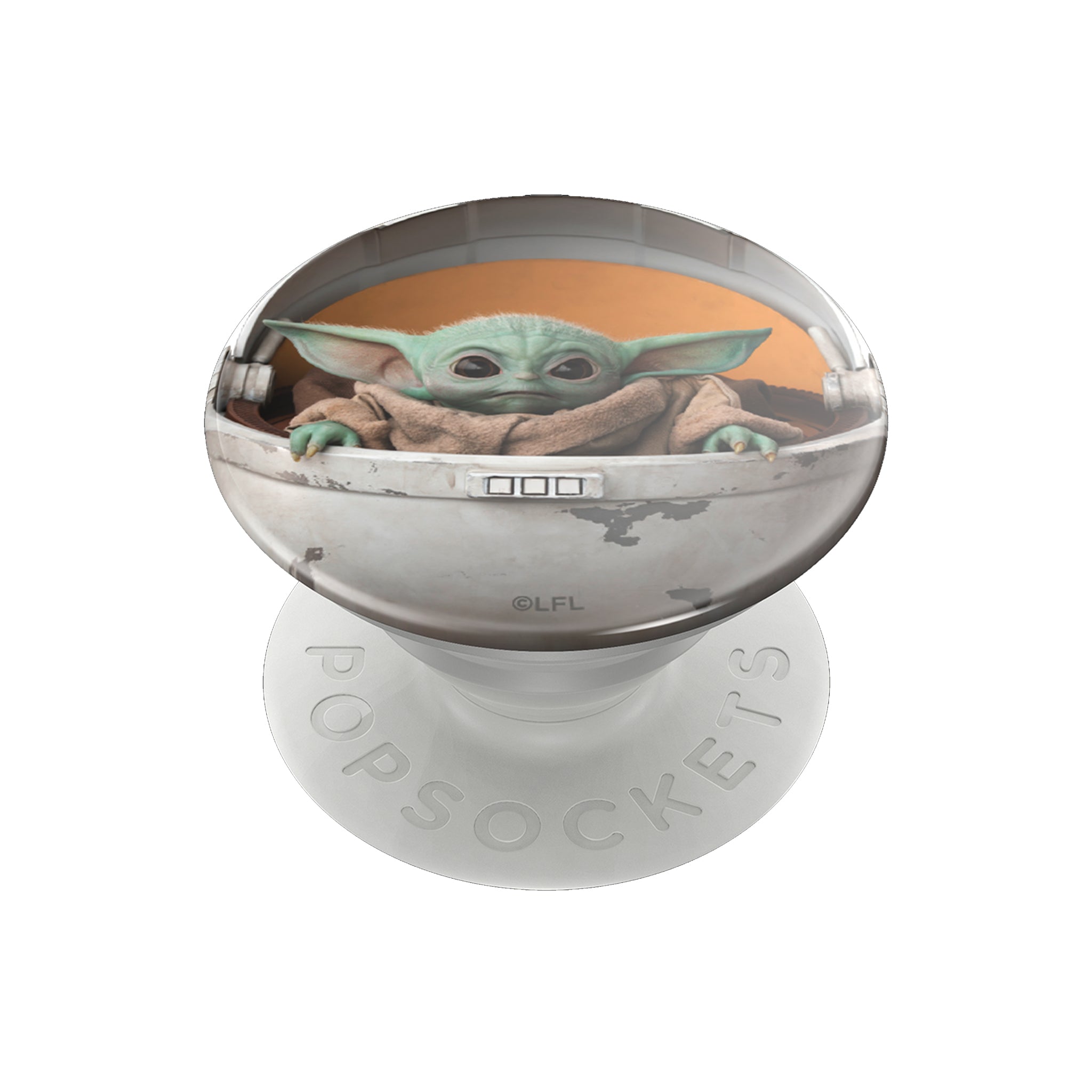 Popsockets - Popgrip Licensed Swappable Device Stand And Grip - Baby Yoda Pod