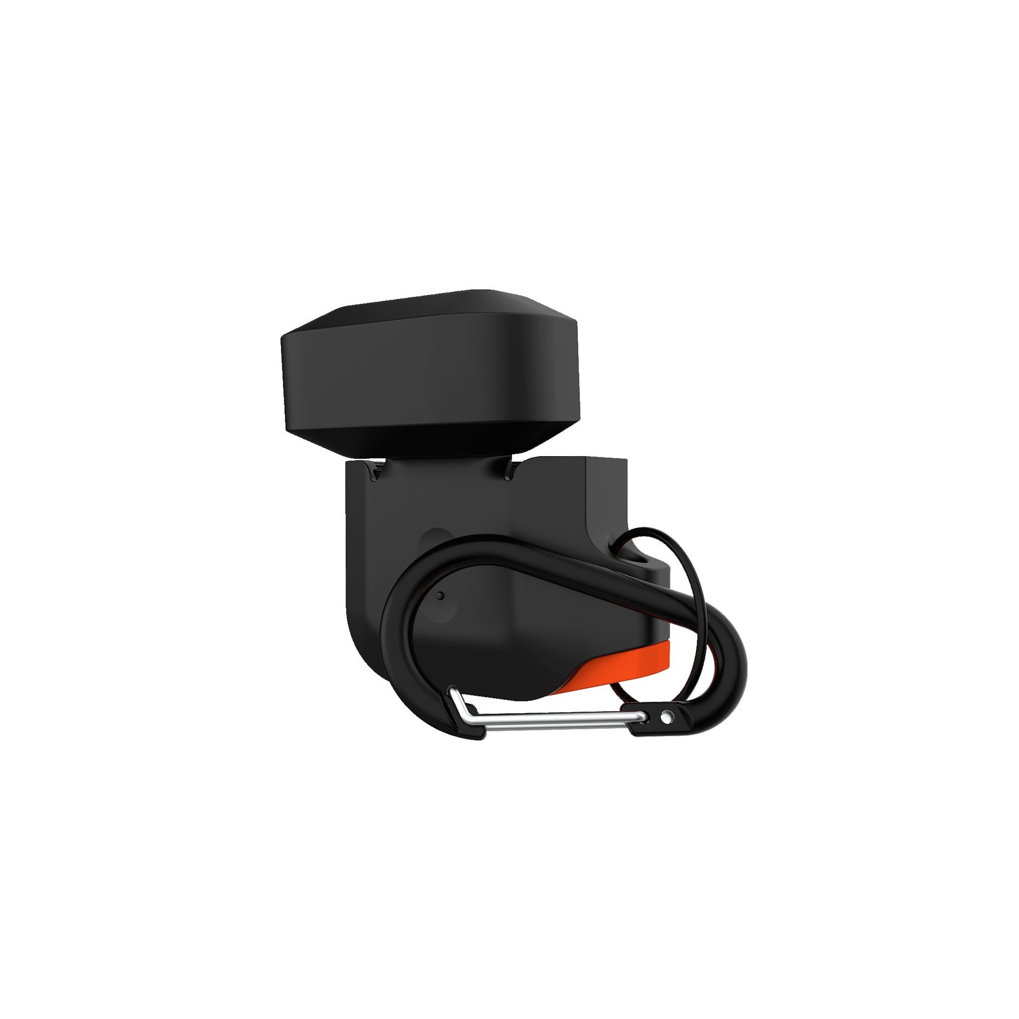 Urban Armor Gear (UAG) - Silicone Case for Apple AirPods - Black and Orange