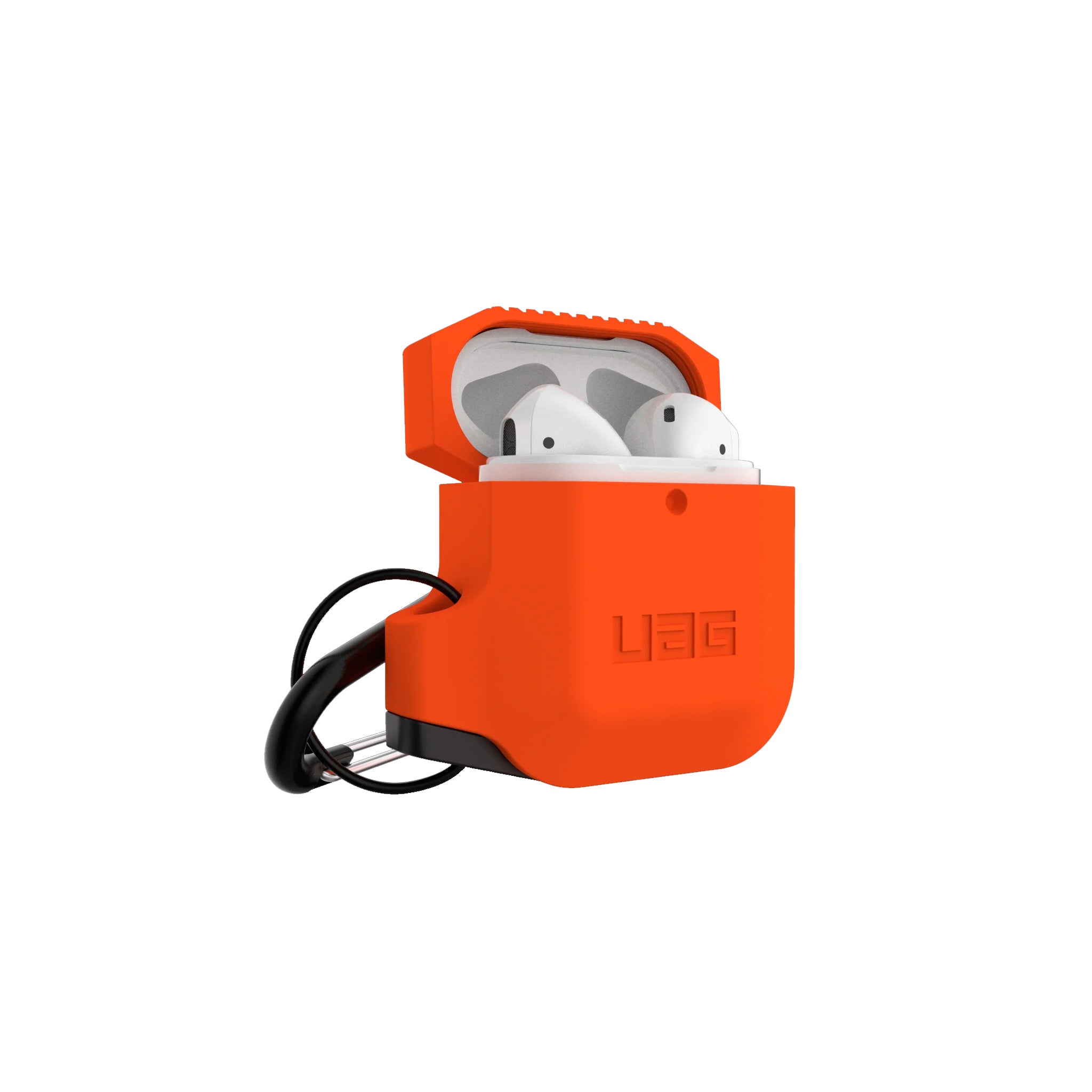 Urban Armor Gear (uag) - Silicone Case For Apple Airpods - Orange And Gray