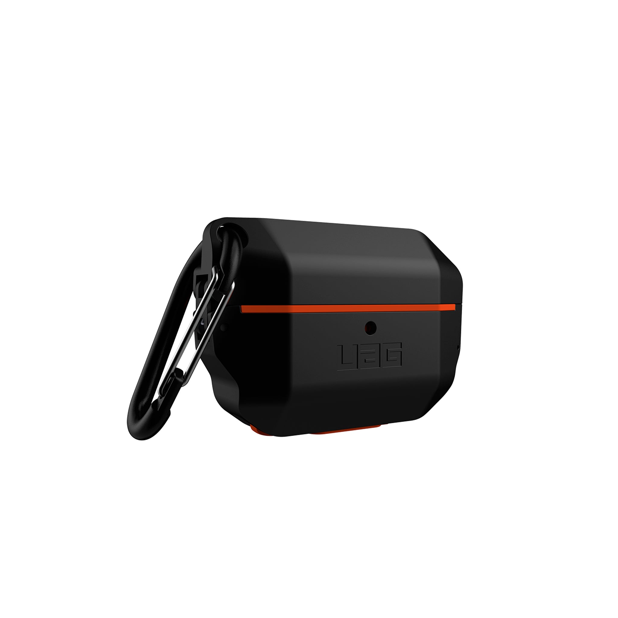 Urban Armor Gear (uag) - Hardcase Case For Apple Airpods Pro - Orange And Black