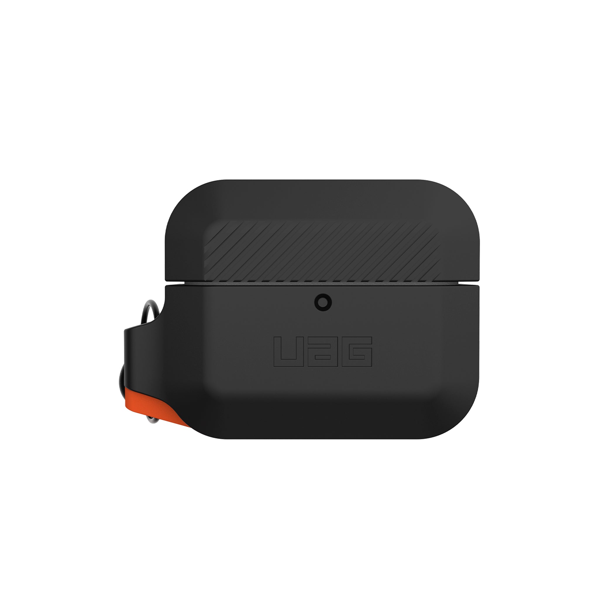 Urban Armor Gear (uag) - Silicone Case For Apple Airpods Pro - Black And Orange