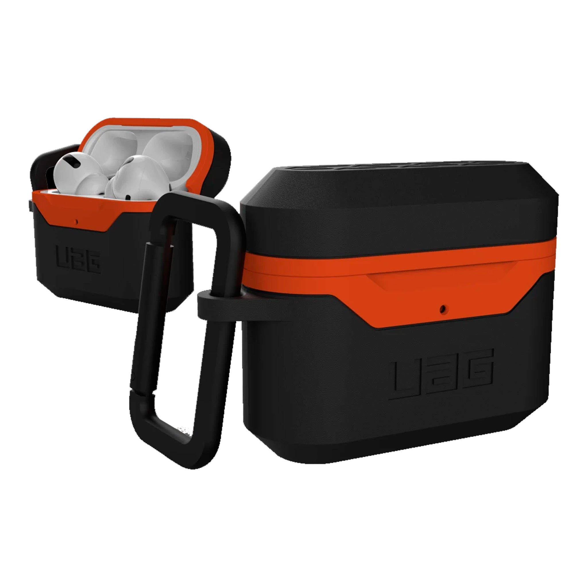 UAG - Standard Issue 001 Hard Case For Apple Airpods Pro - Black And Orange