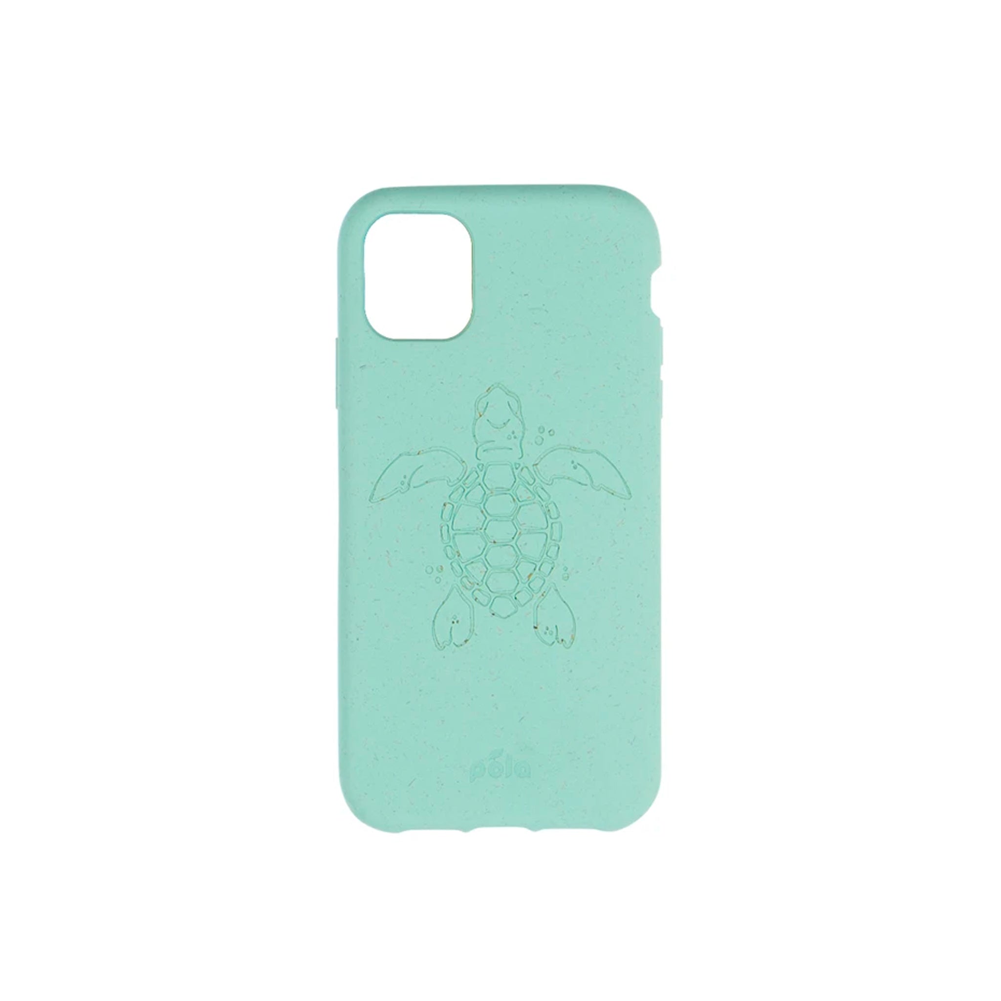 Pela - Eco Friendly Case For Apple Iphone 12 / 12 Pro - Ocean Turquoise Turtle Edition