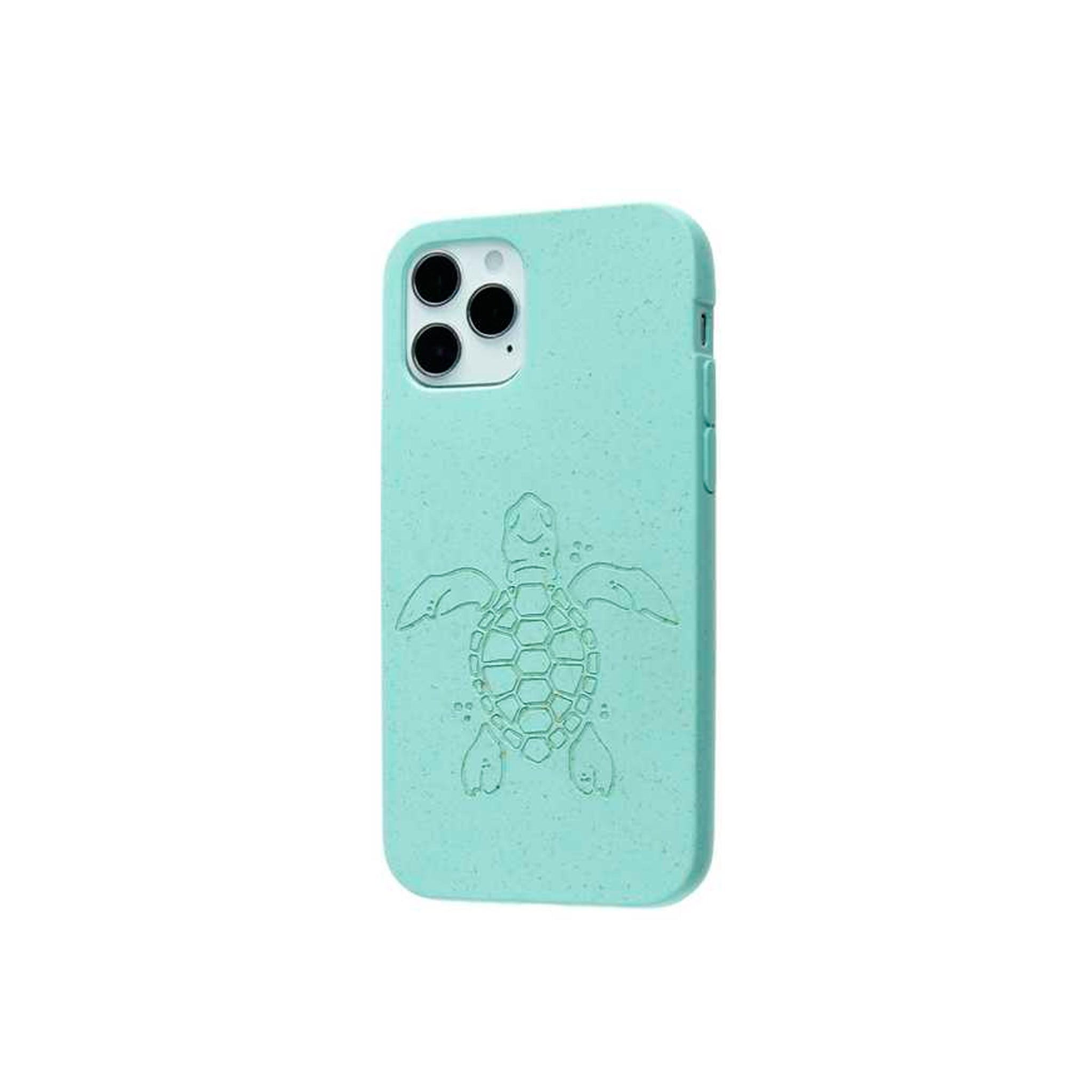 Pela - Eco Friendly Case For Apple Iphone 12 / 12 Pro - Ocean Turquoise Turtle Edition