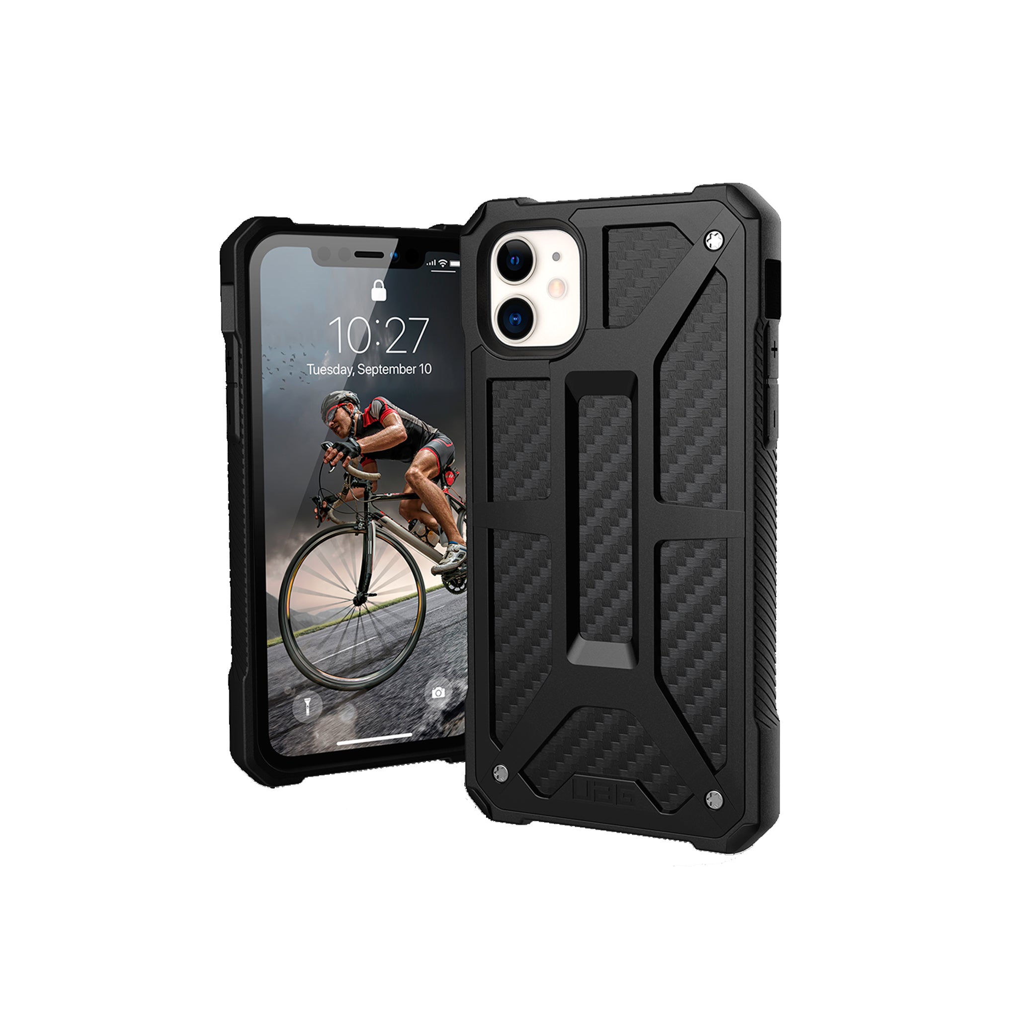 Urban Armor Gear (uag) - Monarch Case For Apple Iphone 11 - Carbon Fiber