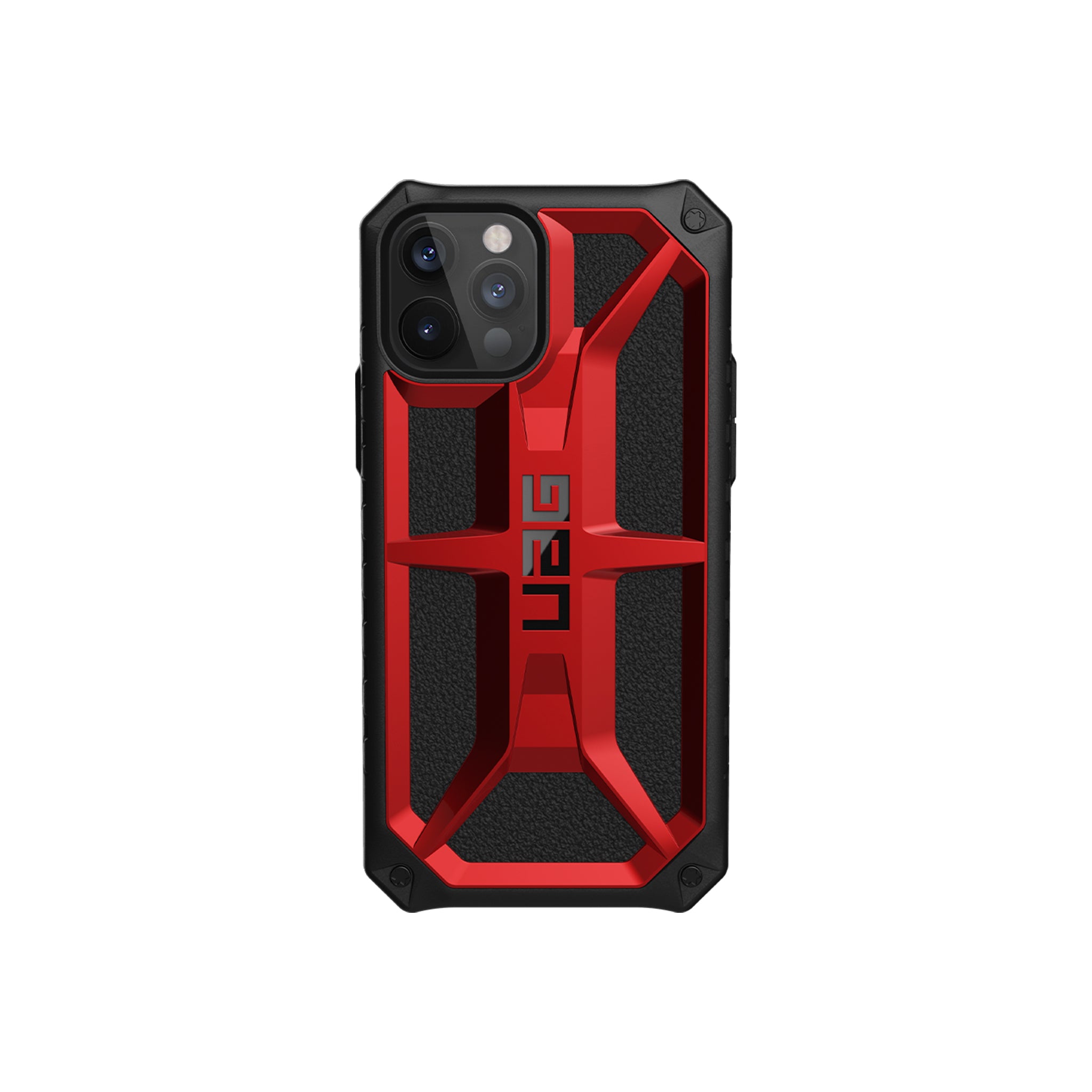 Urban Armor Gear (uag) - Monarch Case For Apple Iphone 12 / 12 Pro - Crimson And Black