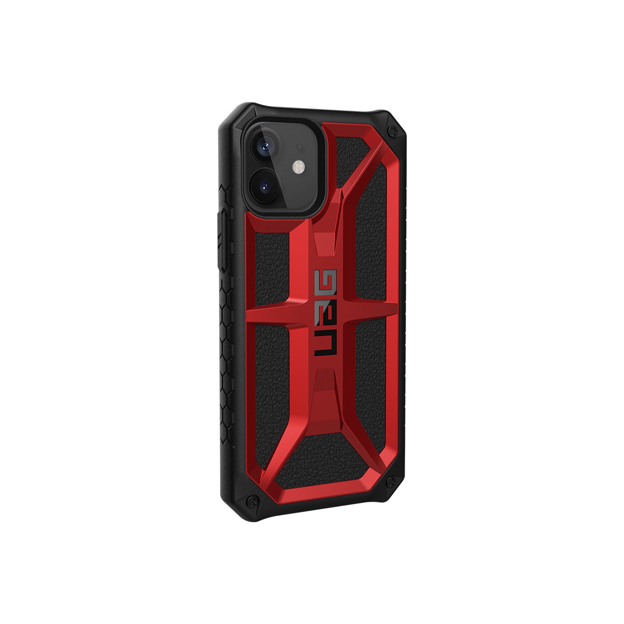 Urban Armor Gear (uag) - Monarch Case For Apple Iphone 12 / 12 Pro - Crimson And Black
