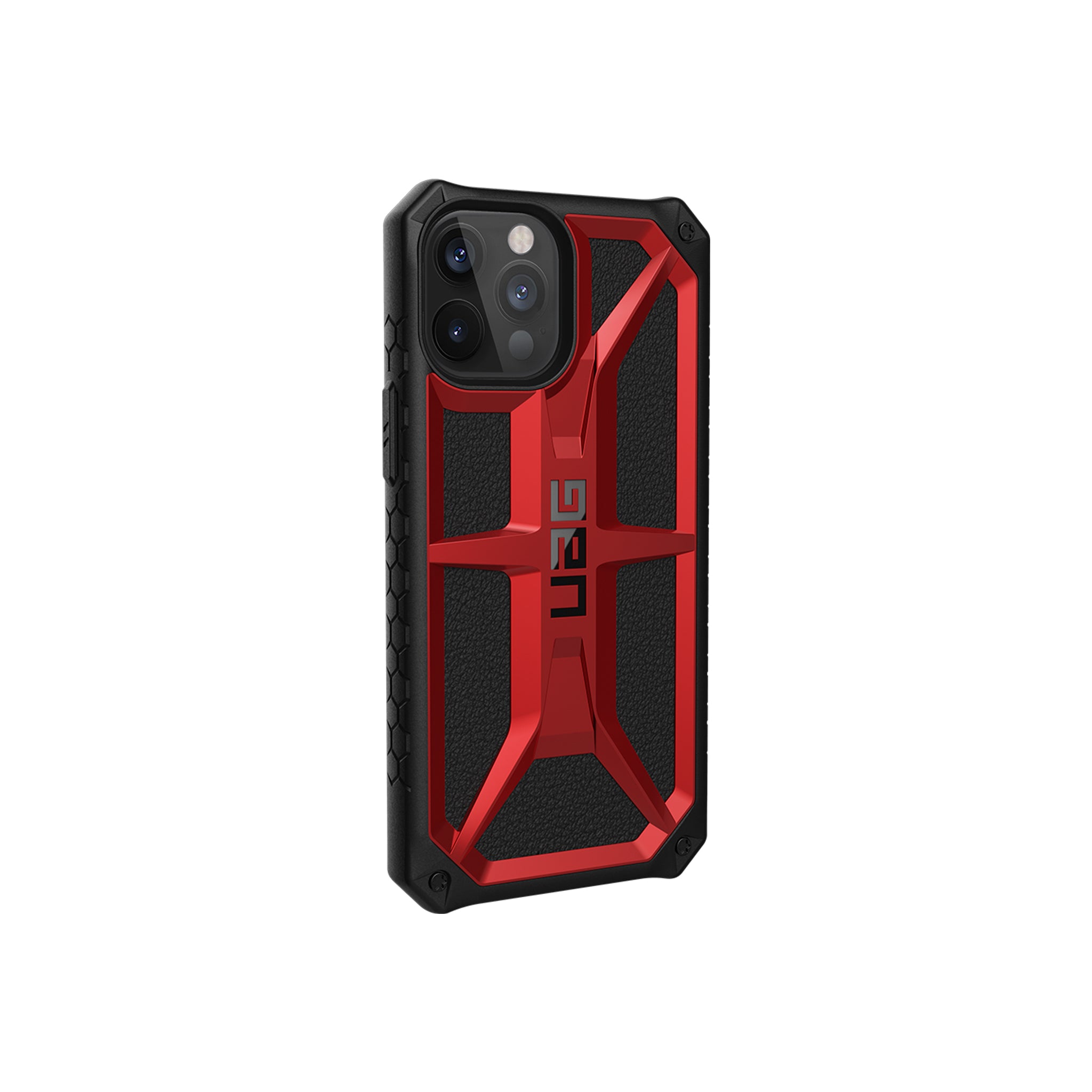 Urban Armor Gear (uag) - Monarch Case For Apple Iphone 12 Pro Max - Crimson And Black