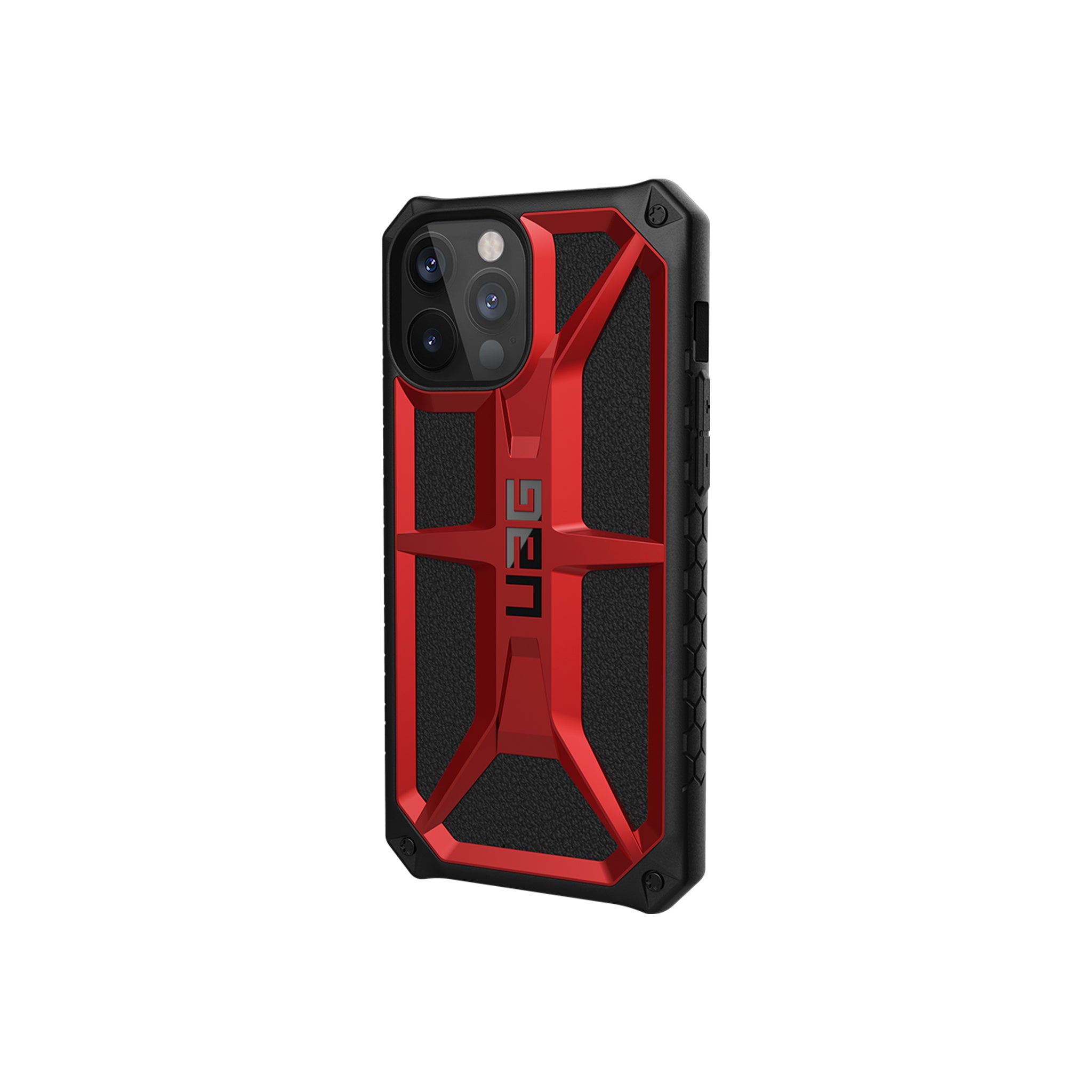 Urban Armor Gear (uag) - Monarch Case For Apple Iphone 12 Pro Max - Crimson And Black