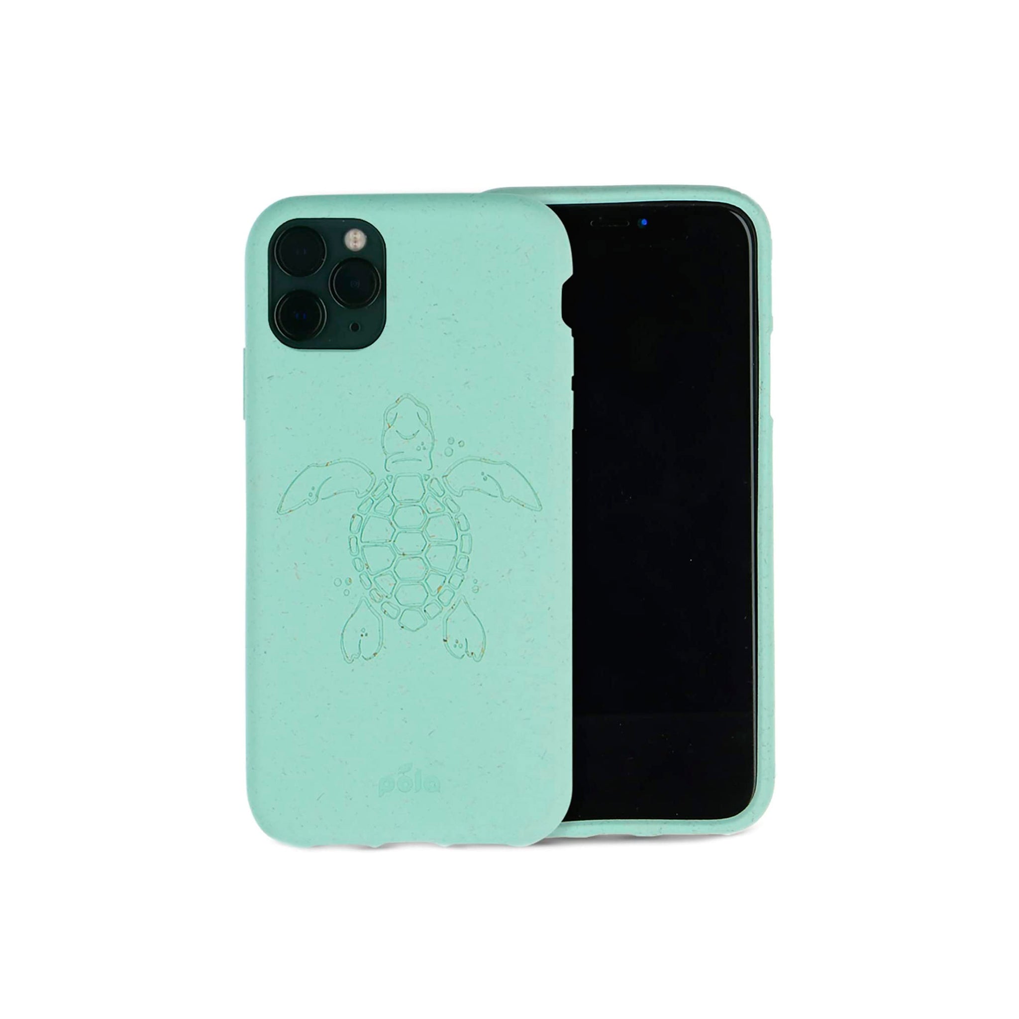 Pela - Eco Friendly Case For Apple Iphone 11 Pro Max - Ocean Turquoise Turtle Edition