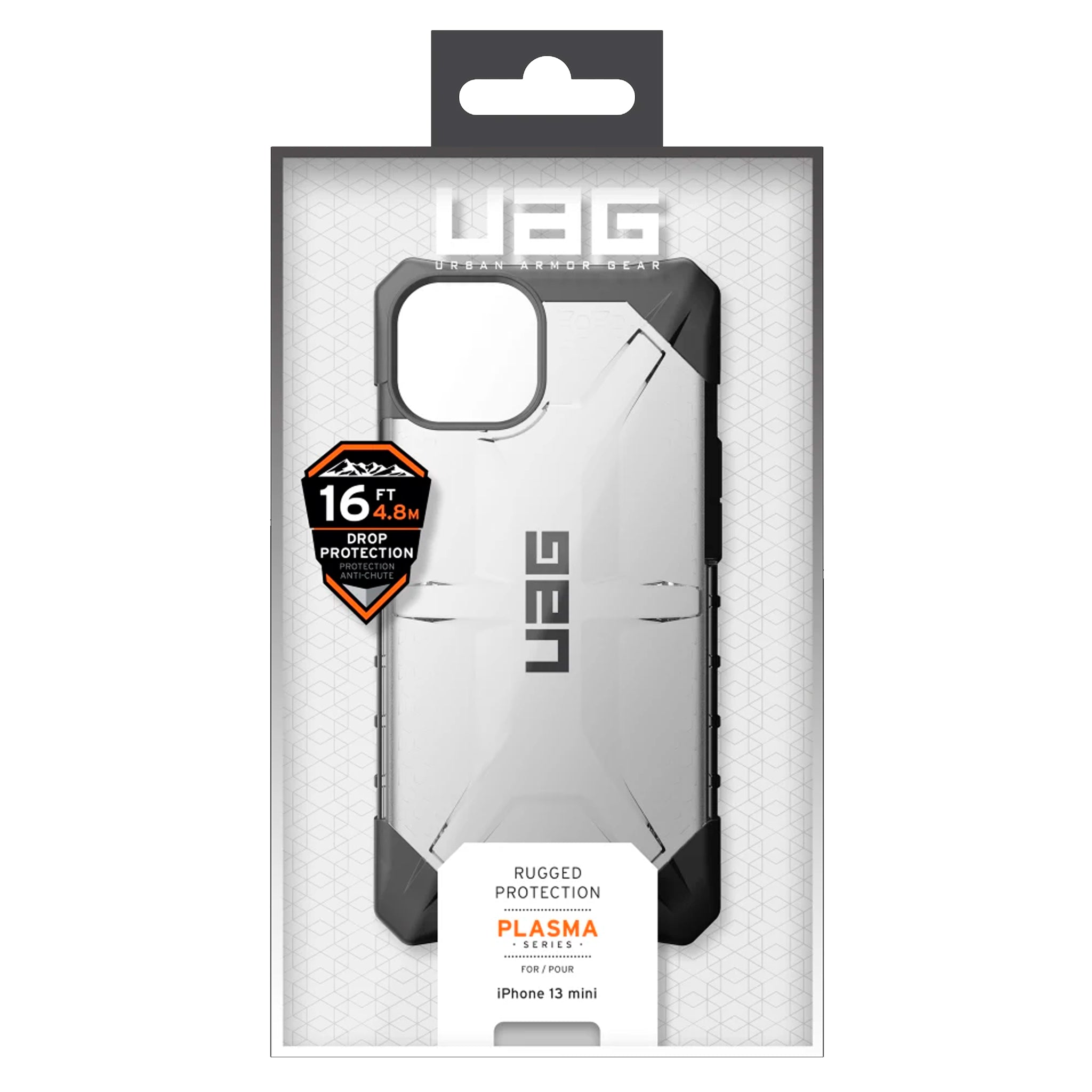 Urban Armor Gear (uag) - Plasma Case For Apple Iphone 13 Mini - Ice And Black