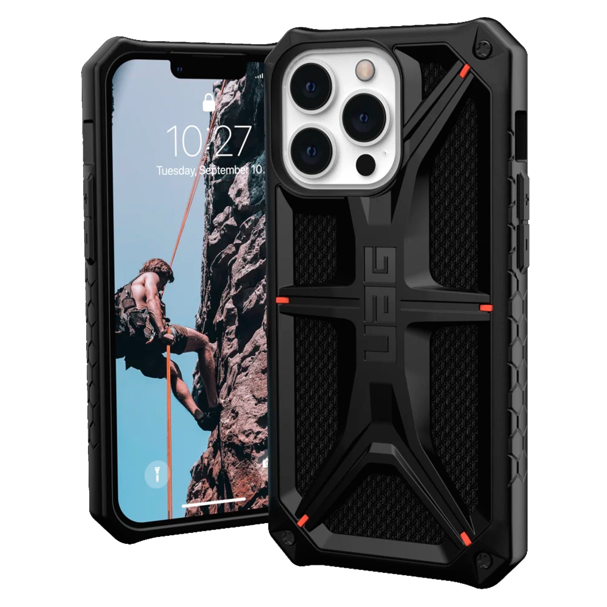 Urban Armor Gear (uag) - Monarch Case For Apple Iphone 13 Pro - Kevlar Black