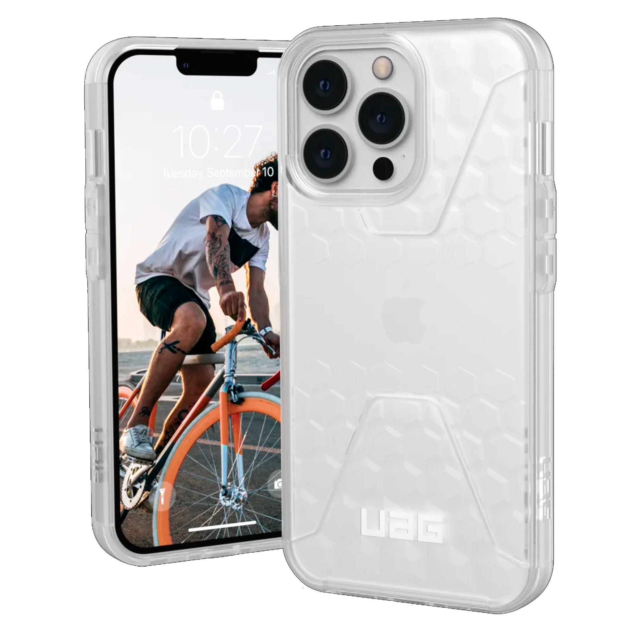 Urban Armor Gear (uag) - Civilian Case For Apple Iphone 13 Pro - Frosted Ice