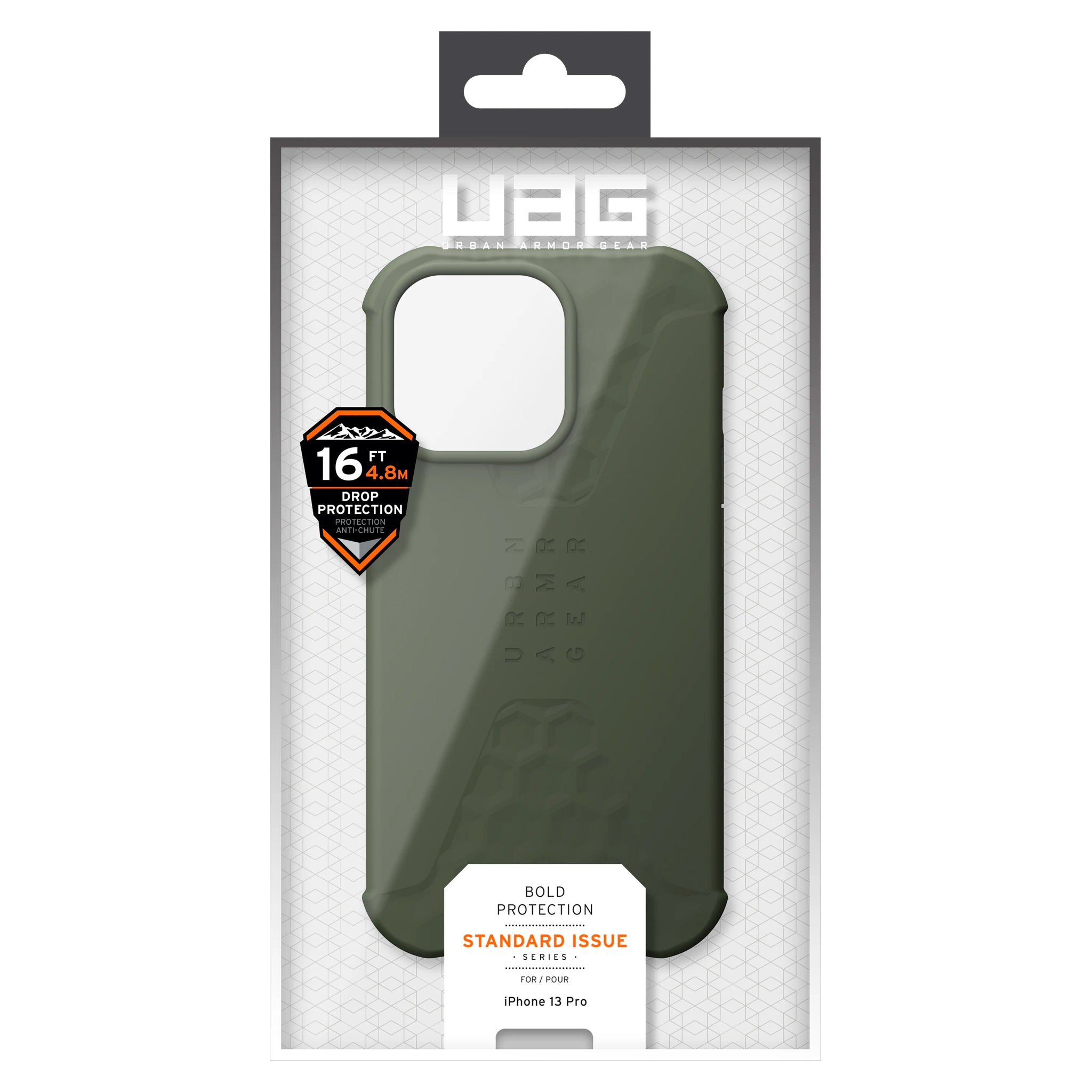 Urban Armor Gear (uag) - Standard Issue Case For Apple iPhone 13 Pro - Olive