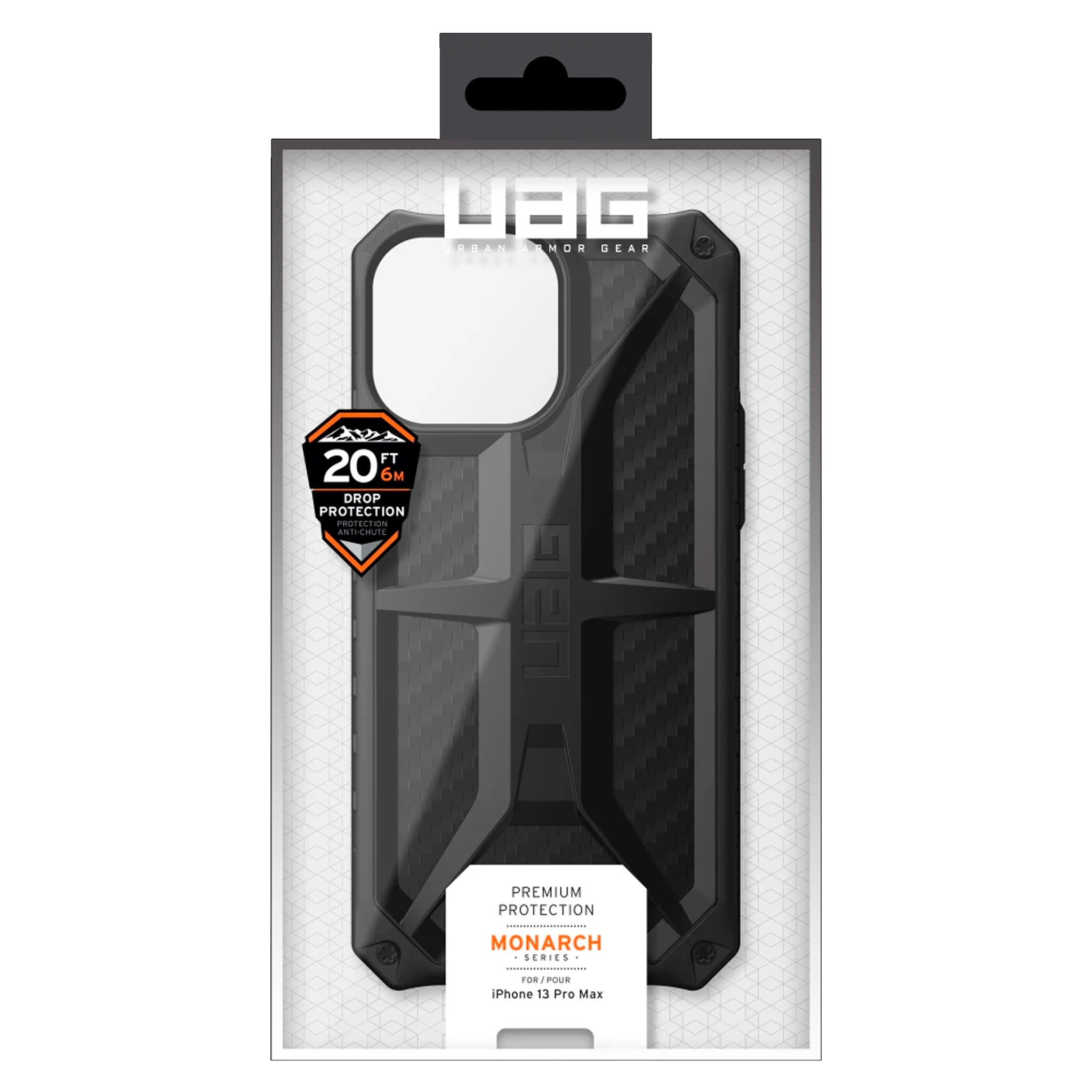 Urban Armor Gear (uag) - Monarch Case For Apple Iphone 13 Pro Max - Carbon Fiber