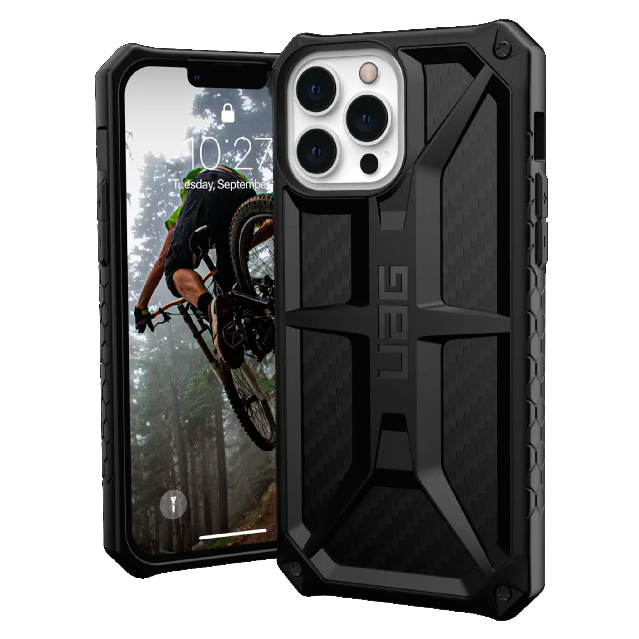 Urban Armor Gear (uag) - Monarch Case For Apple Iphone 13 Pro Max - Carbon Fiber