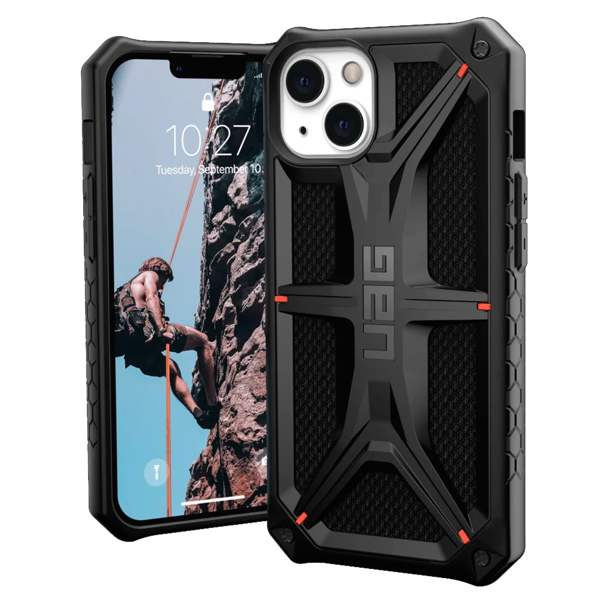 Urban Armor Gear (uag) - Monarch Case For Apple Iphone 13 - Kevlar Black