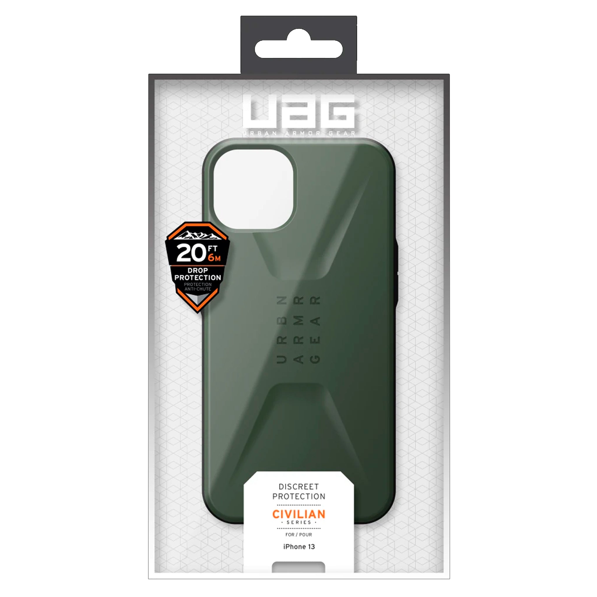 Urban Armor Gear (uag) - Civilian Case For Apple Iphone 13 - Olive