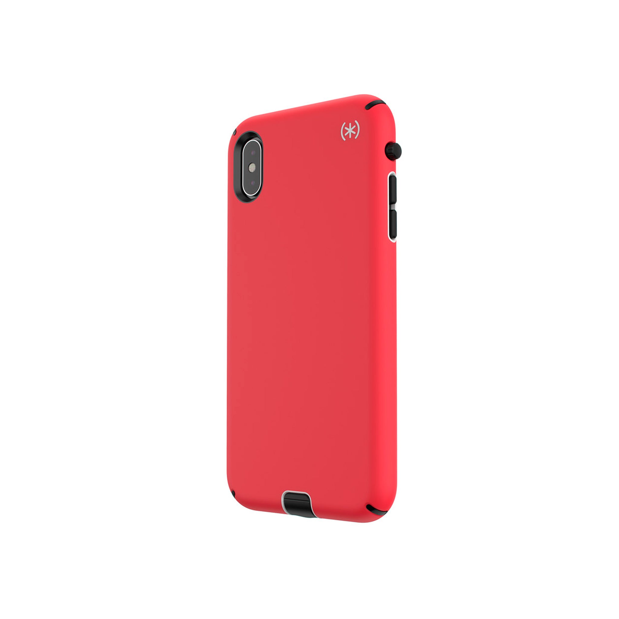 Speck - Presidio Sport Case For Apple Iphone Xs Max - Heartrate Red, Sidewalk Gray And Black