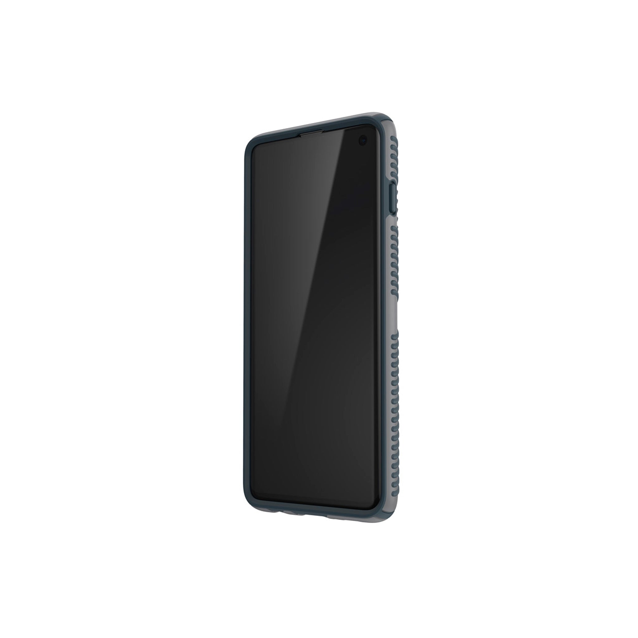 Speck - Presidio Grip Case For Samsung Galaxy S10 - Graphite Gray And Charcoal Gray