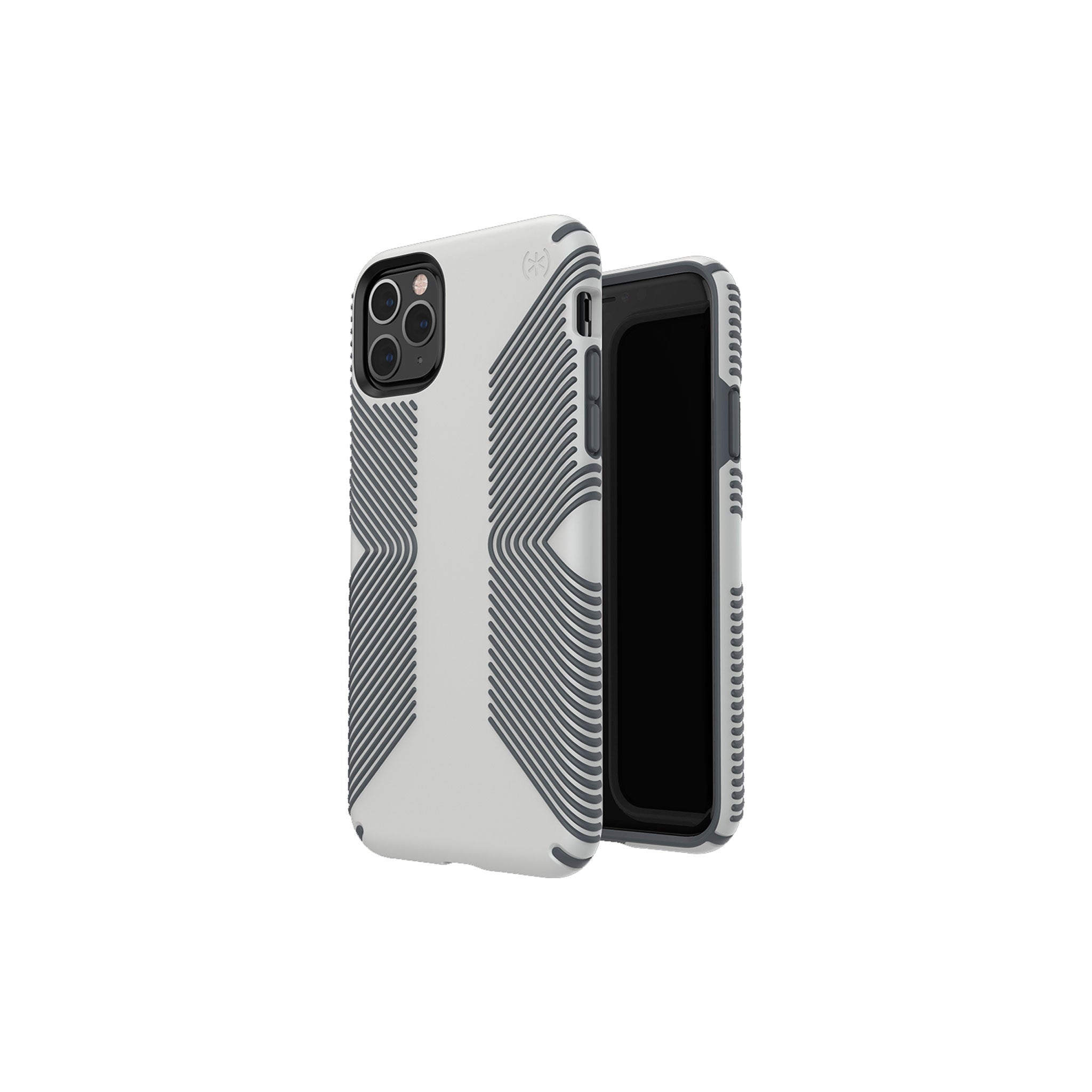 Speck - Presidio Grip Case For Apple Iphone 11 Pro Max - Marble Gray And Anthracite Gray