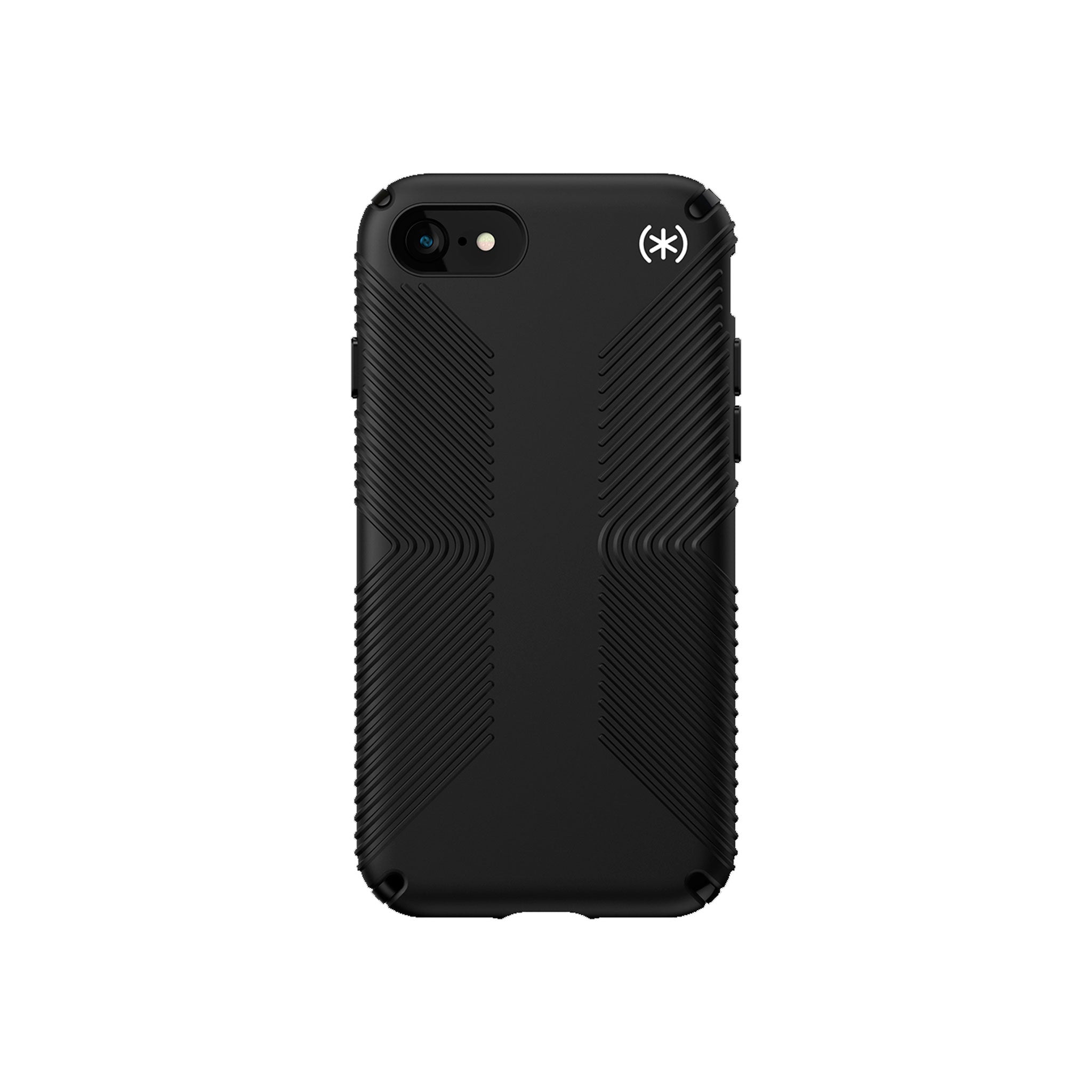 Speck - Presidio2 Grip Case For Apple Iphone Se / 8 / 7 / 6s / 6 - Black And White