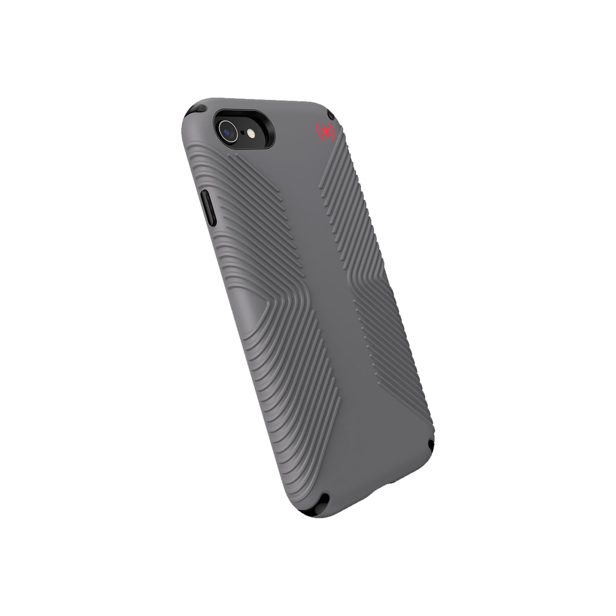 Speck - Presidio2 Grip Case For Apple Iphone Se / 8 / 7 / 6s / 6 - Graphite Gray And Bold Red