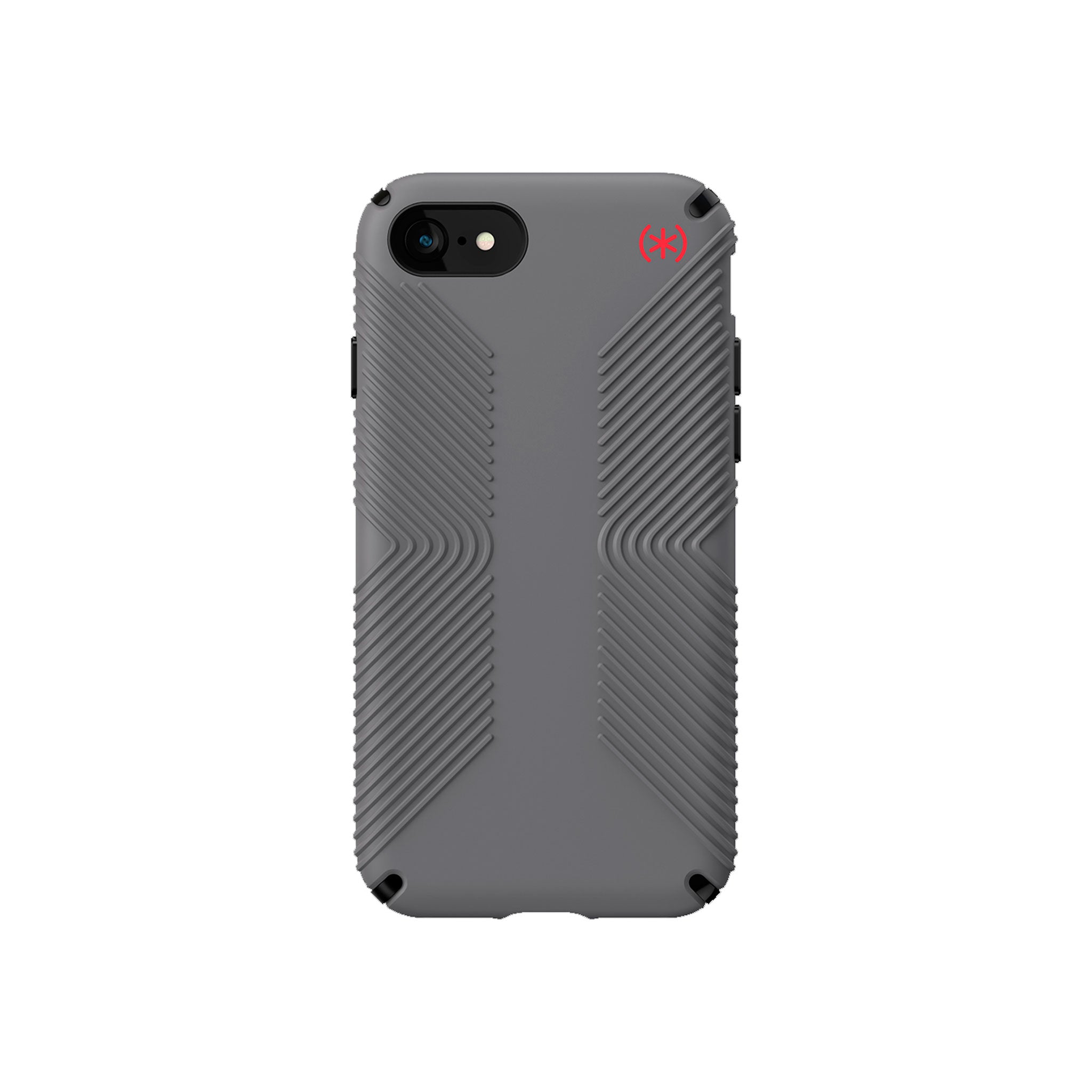Speck - Presidio2 Grip Case For Apple Iphone Se / 8 / 7 / 6s / 6 - Graphite Gray And Bold Red