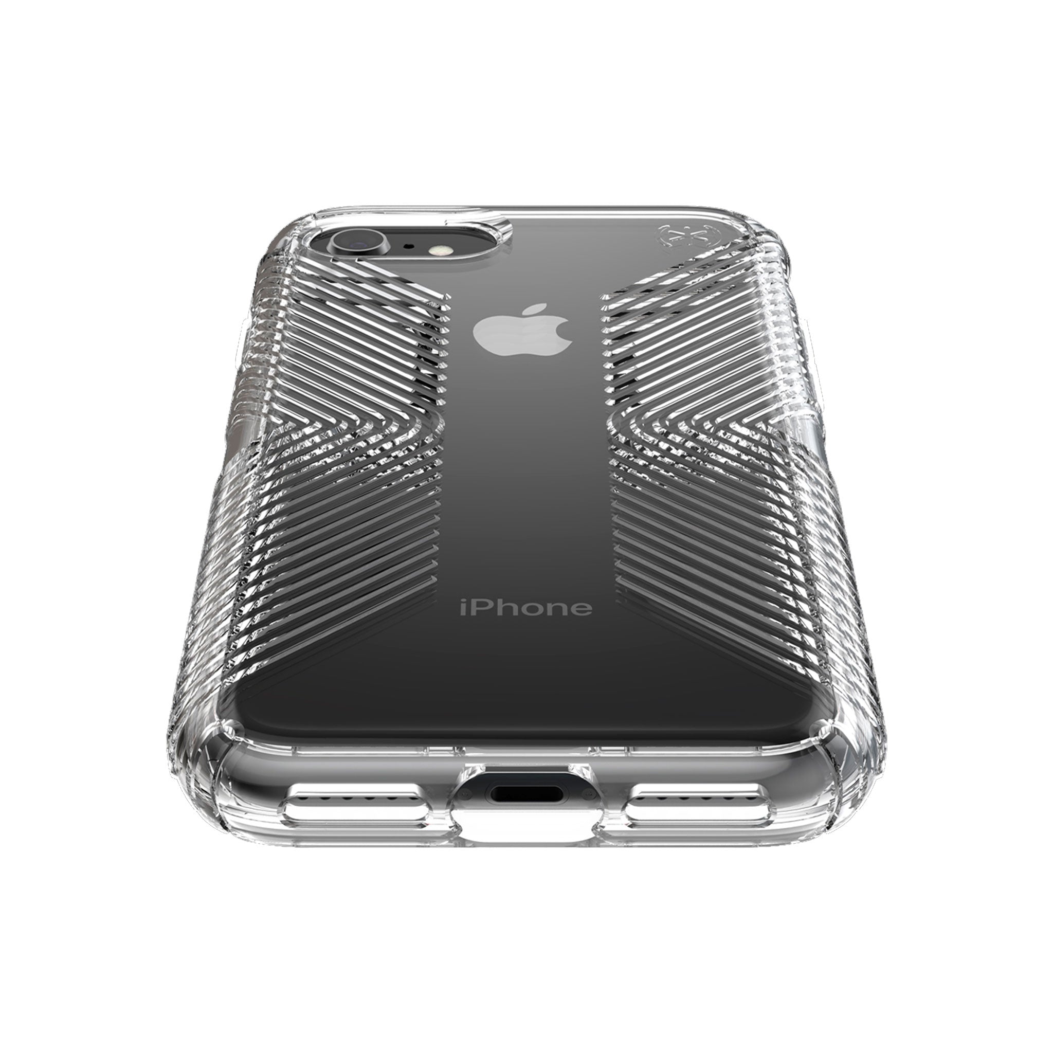Speck - Presidio2 Grip Case For Apple Iphone Se / 8 / 7 / 6s / 6 - Perfect Clear