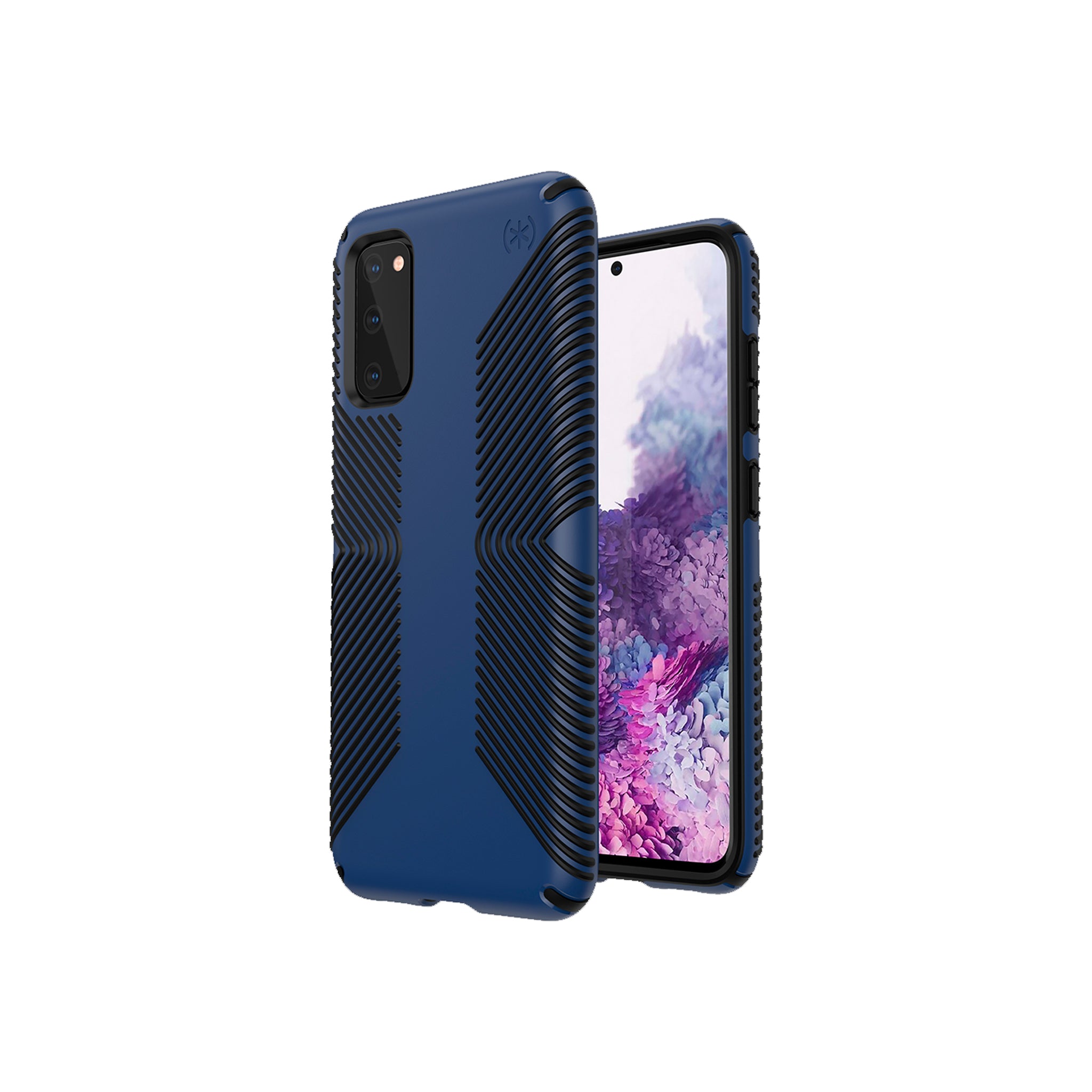 Speck - Presidio2 Grip Case For Samsung Galaxy S20 / S20 5g Uw - Coastal Blue And Black