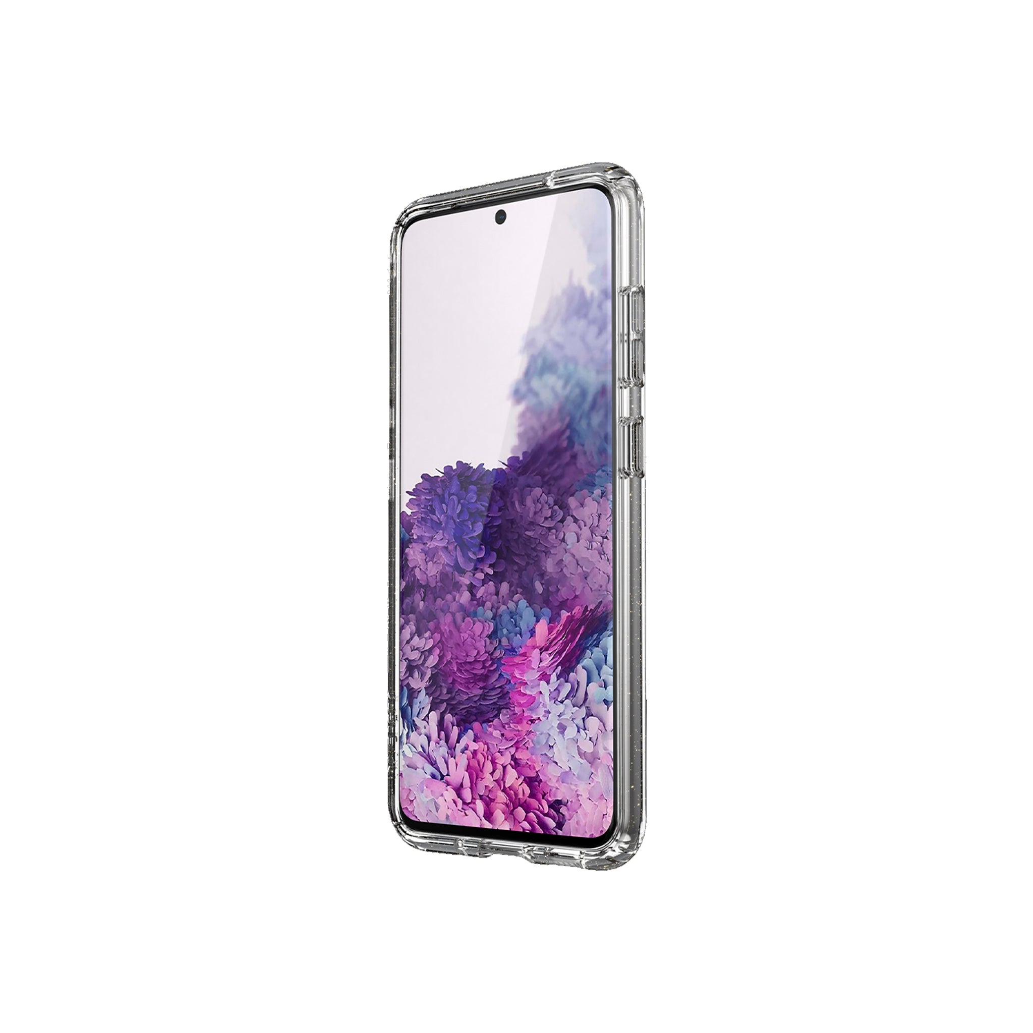 Speck - Presidio Perfect Clear Case For Samsung Galaxy S20 / S20 5g Uw - Gold Glitter