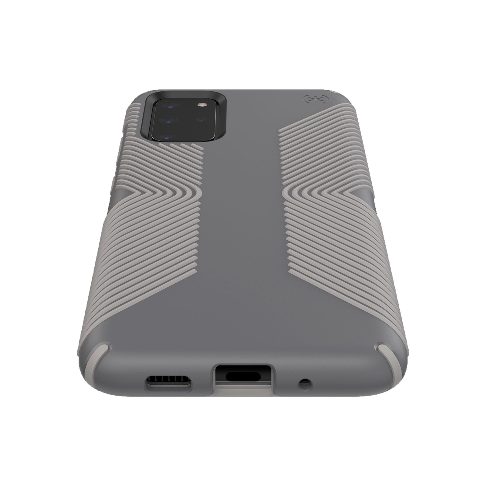 Speck - Presidio2 Grip Case For Samsung Galaxy S20 Plus - Graphite Gray And Cathedral Gray