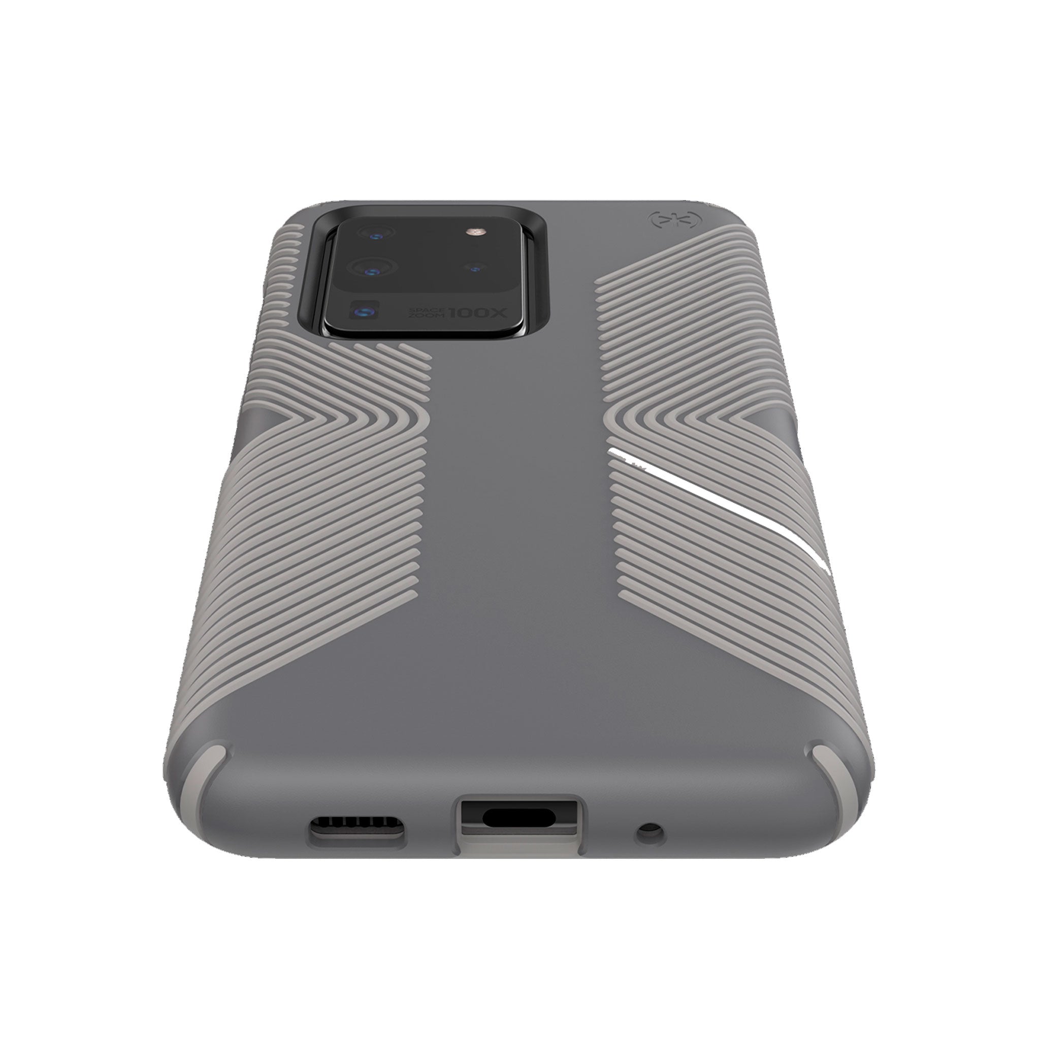 Speck - Presidio2 Grip Case For Samsung Galaxy S20 Ultra - Graphite Gray And Cathedral Gray