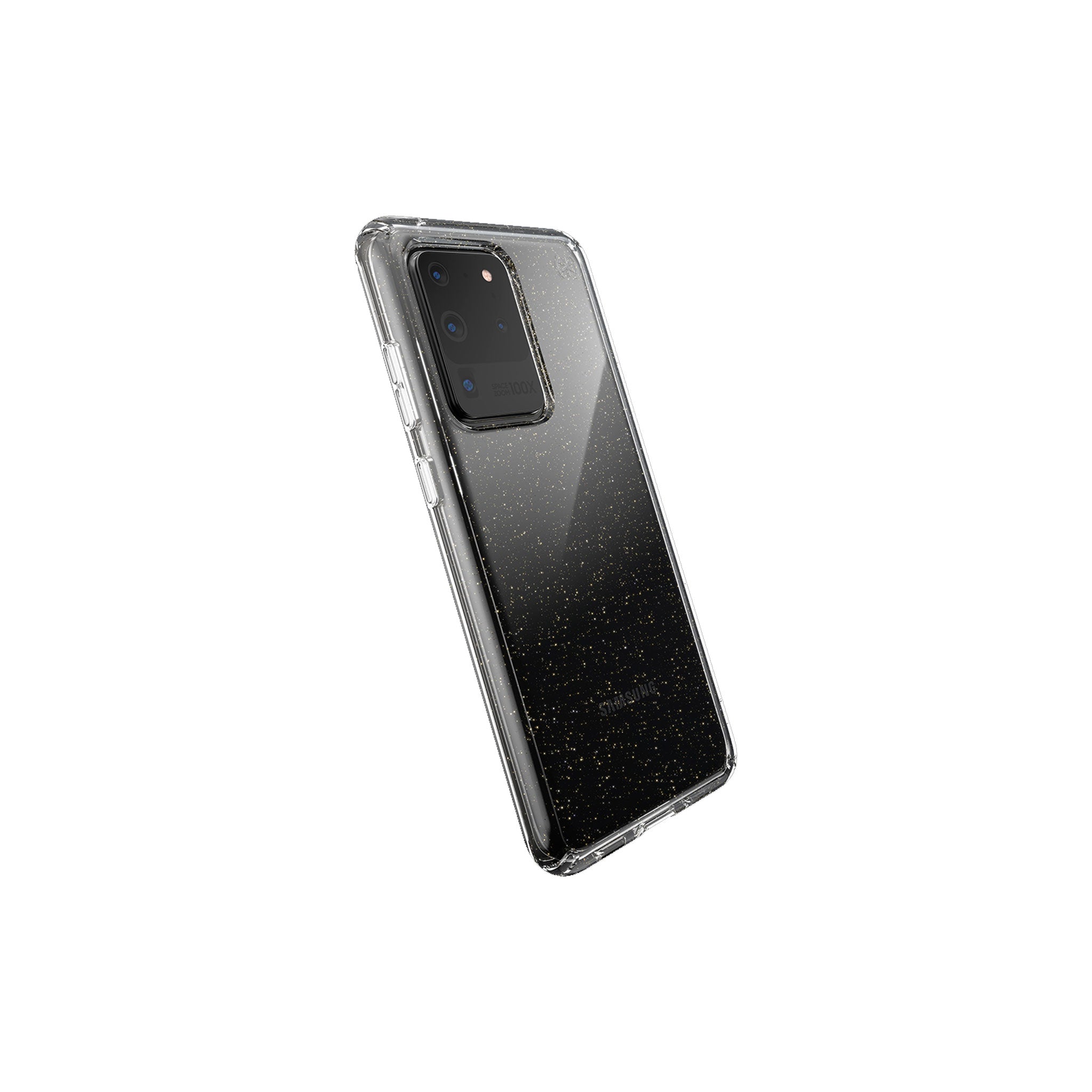 Speck - Presidio Perfect Clear Case For Samsung Galaxy S20 Ultra - Gold Glitter