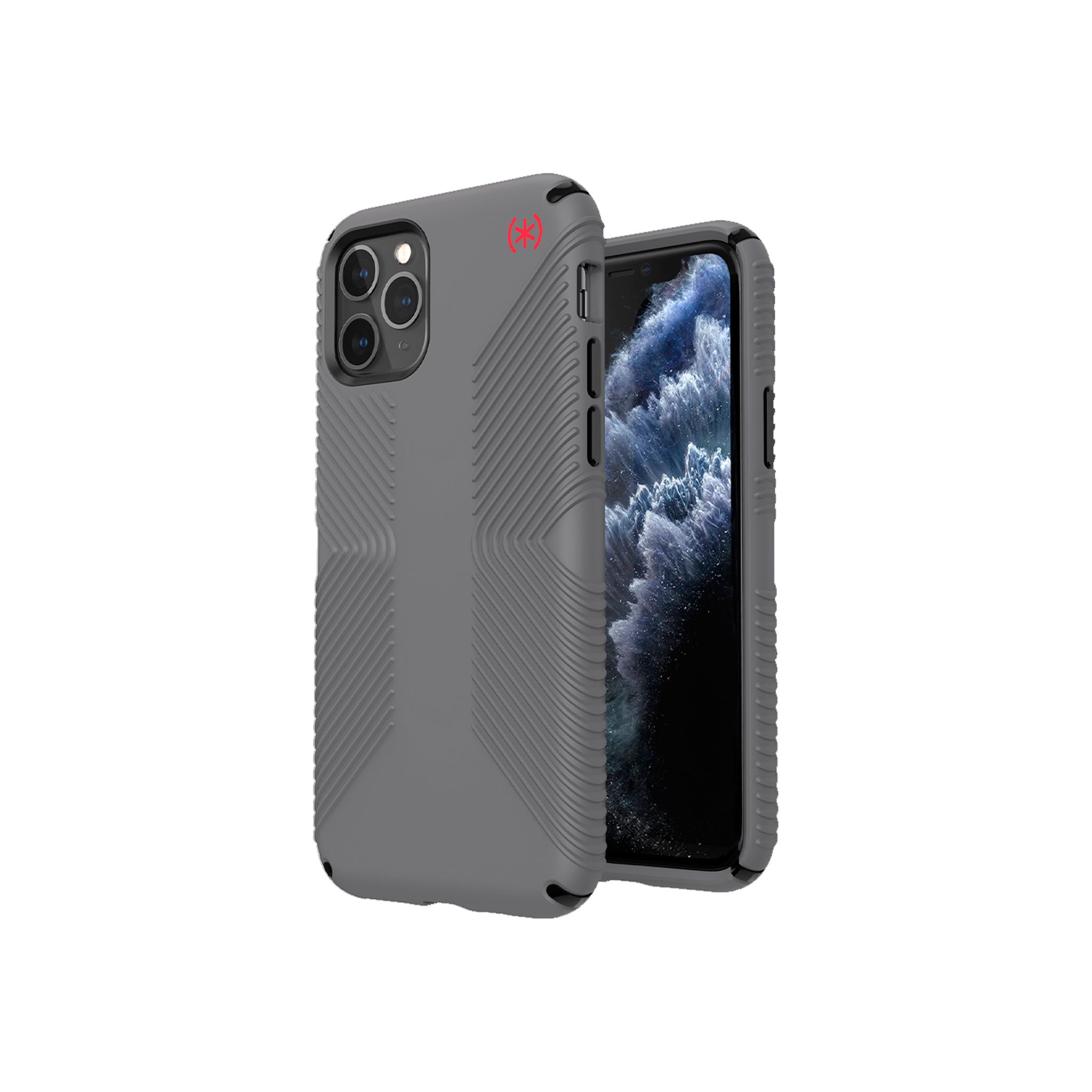 Speck - Presidio2 Grip Case For Apple Iphone 11 Pro - Graphite Grey And Cathedral Grey