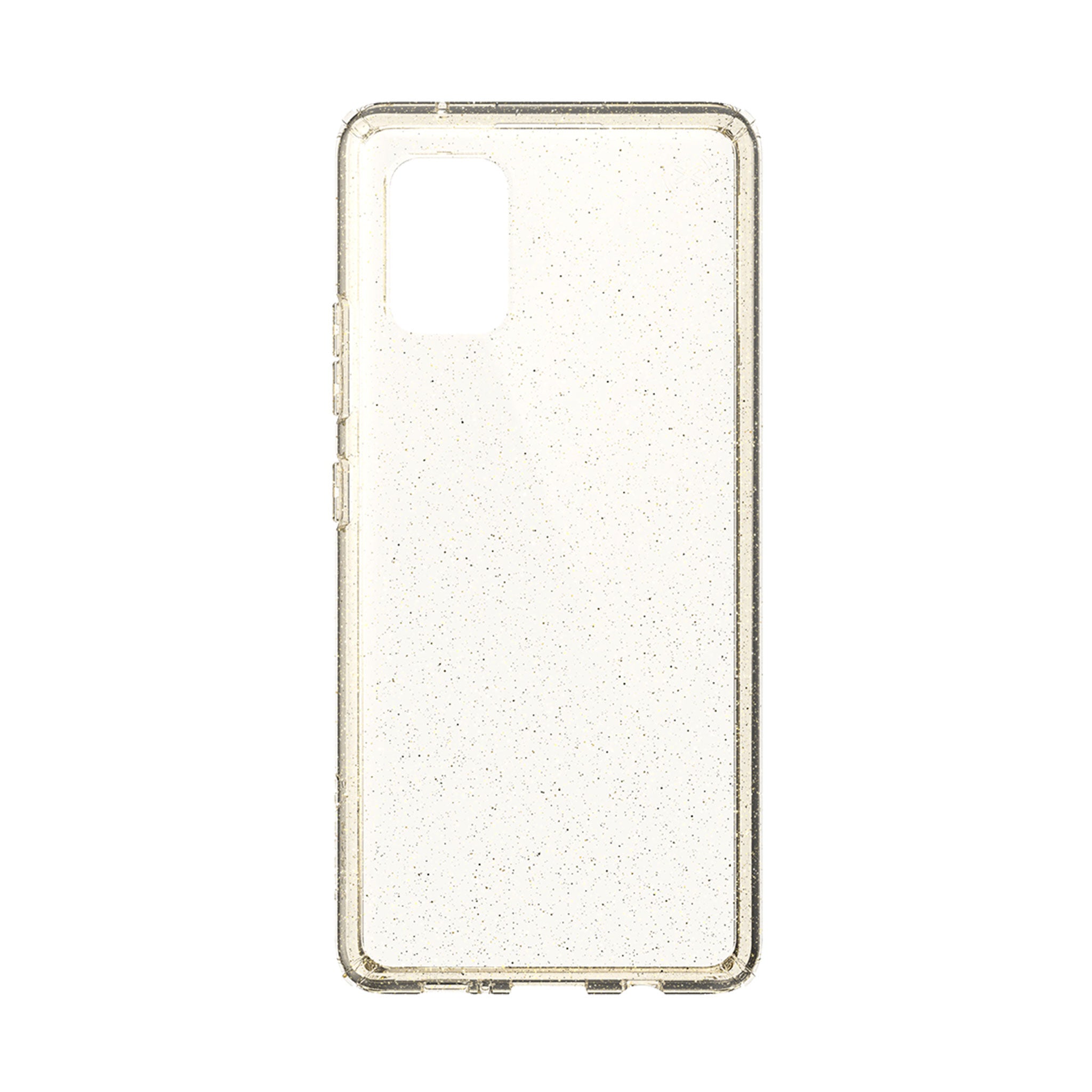 Speck - Presidio Exotech Clear Case For Samsung Galaxy A71 5g - Gold Glitter