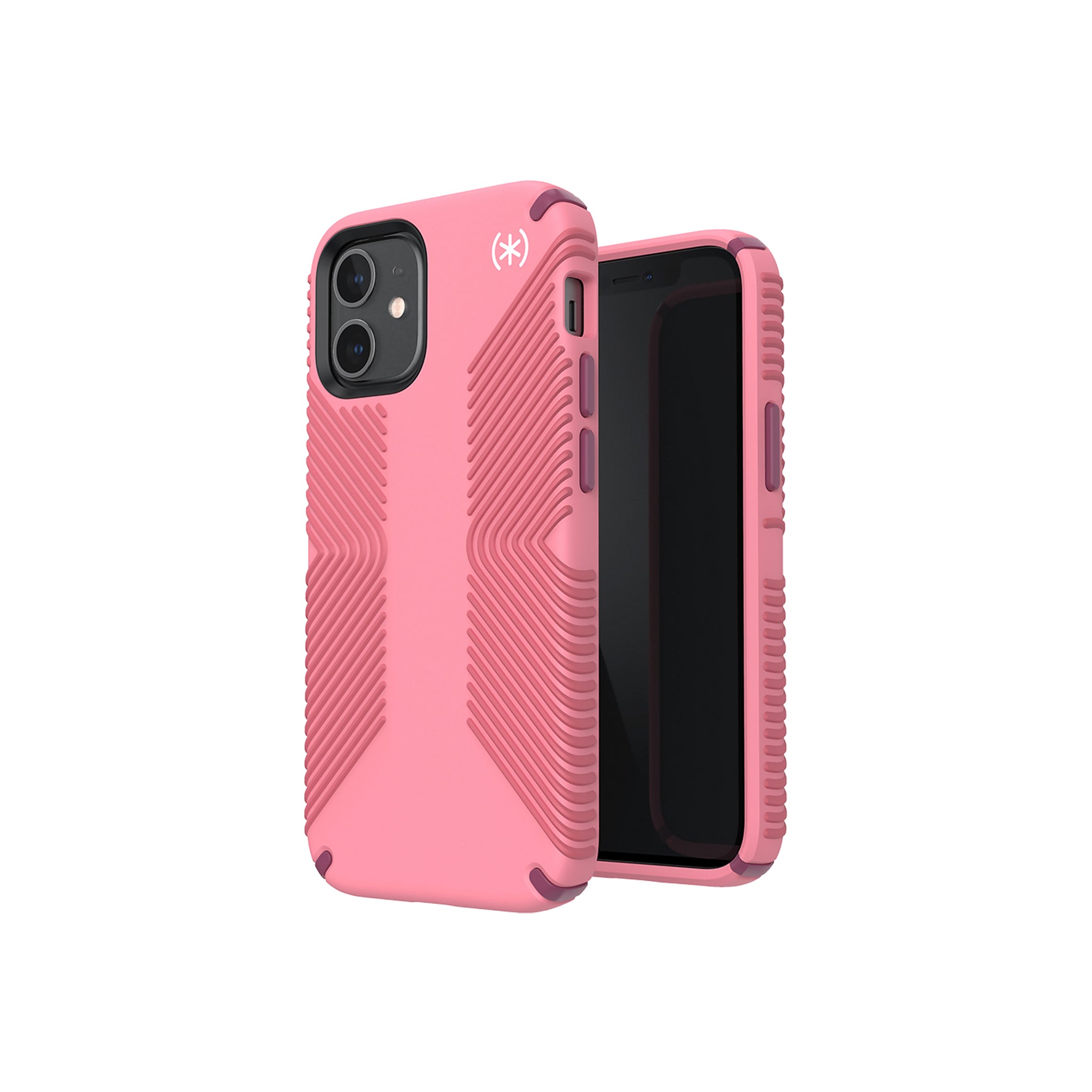 Speck - Presidio2 Grip Case For Apple Iphone 12 Mini - Vintage Rose And Royal Pink